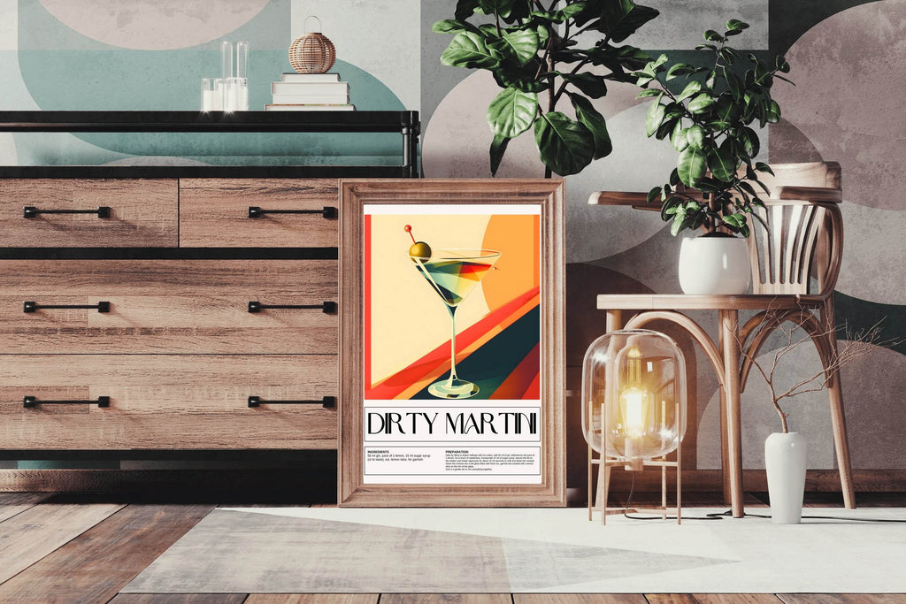 Dirty Martini Wall Art - beink online art store