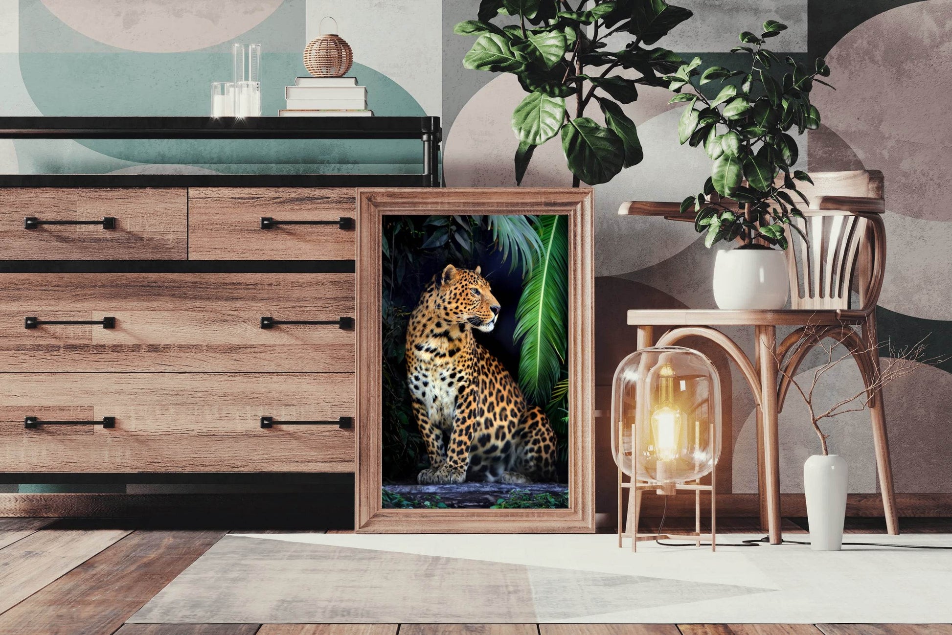 Indochinese Leopard Wall Art - beink online art store