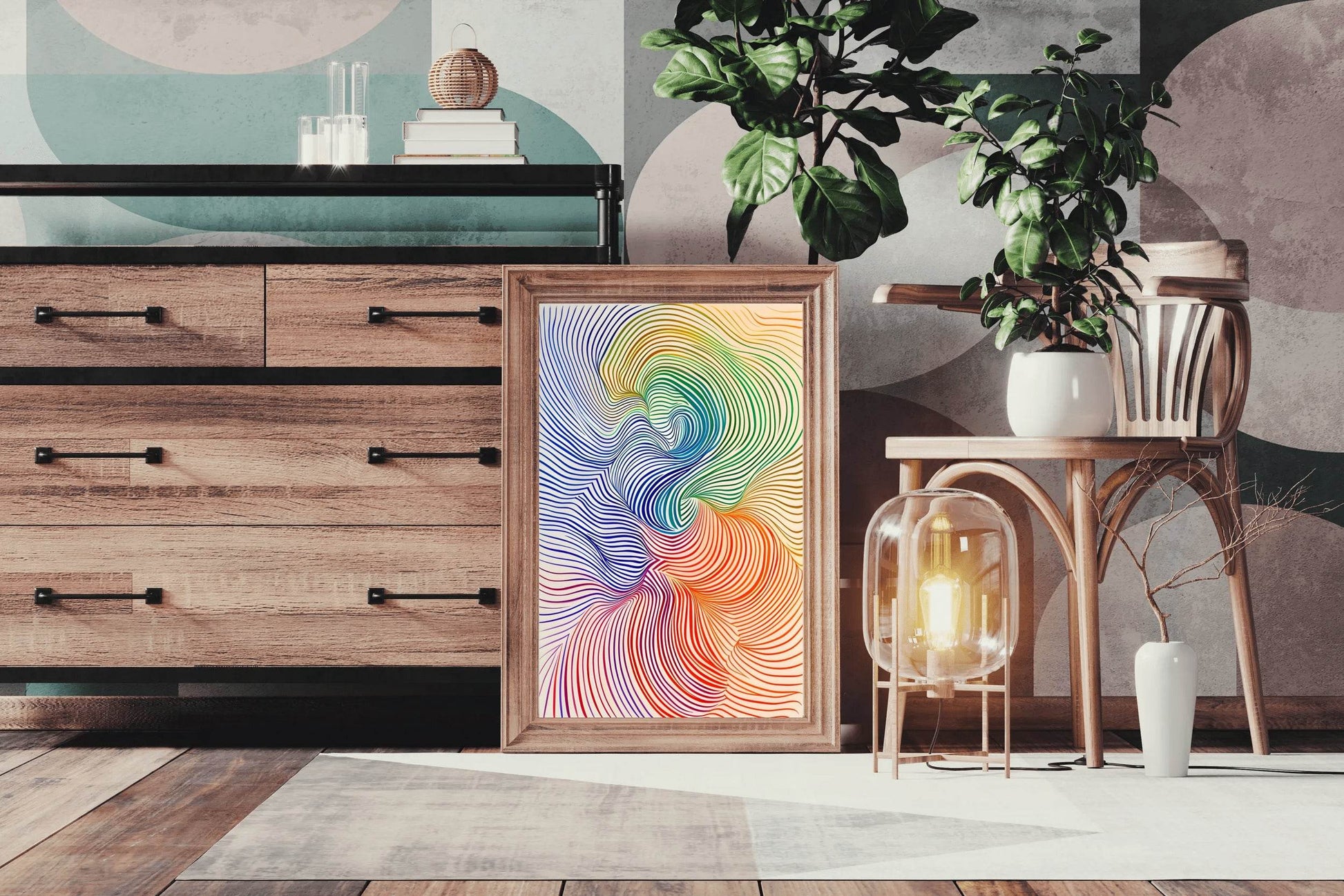 Multicolor Generated Patterns Digital Art - beink online art store
