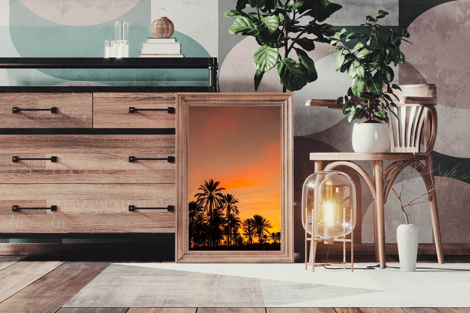 A Golden Sunset Wall Art - beink online art store