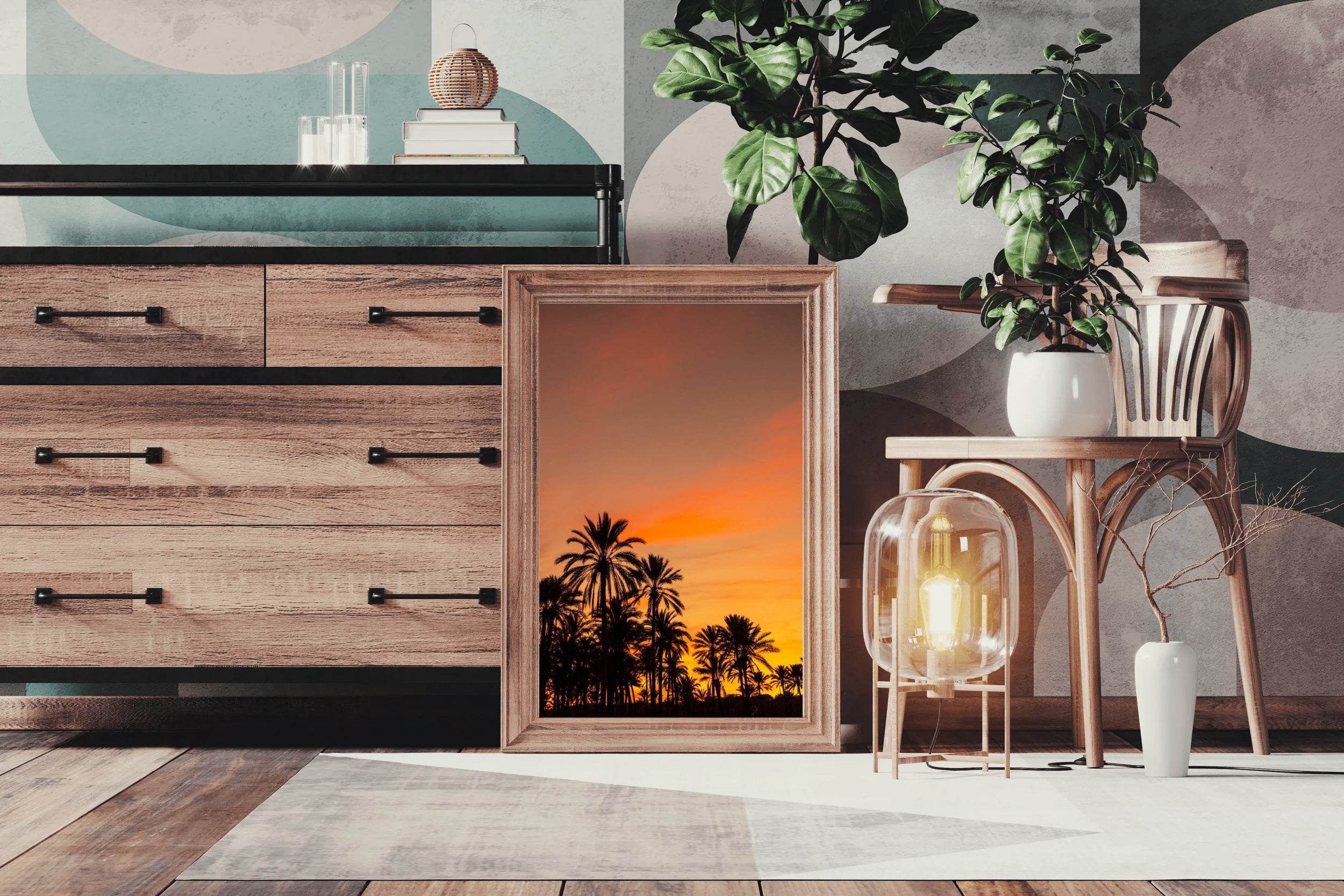 A Golden Sunset Wall Art - beink online art store