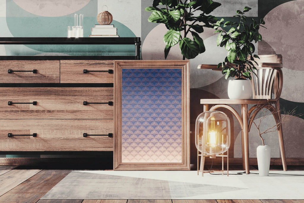 Check Pattern Abstract Wall Art - beink online art store
