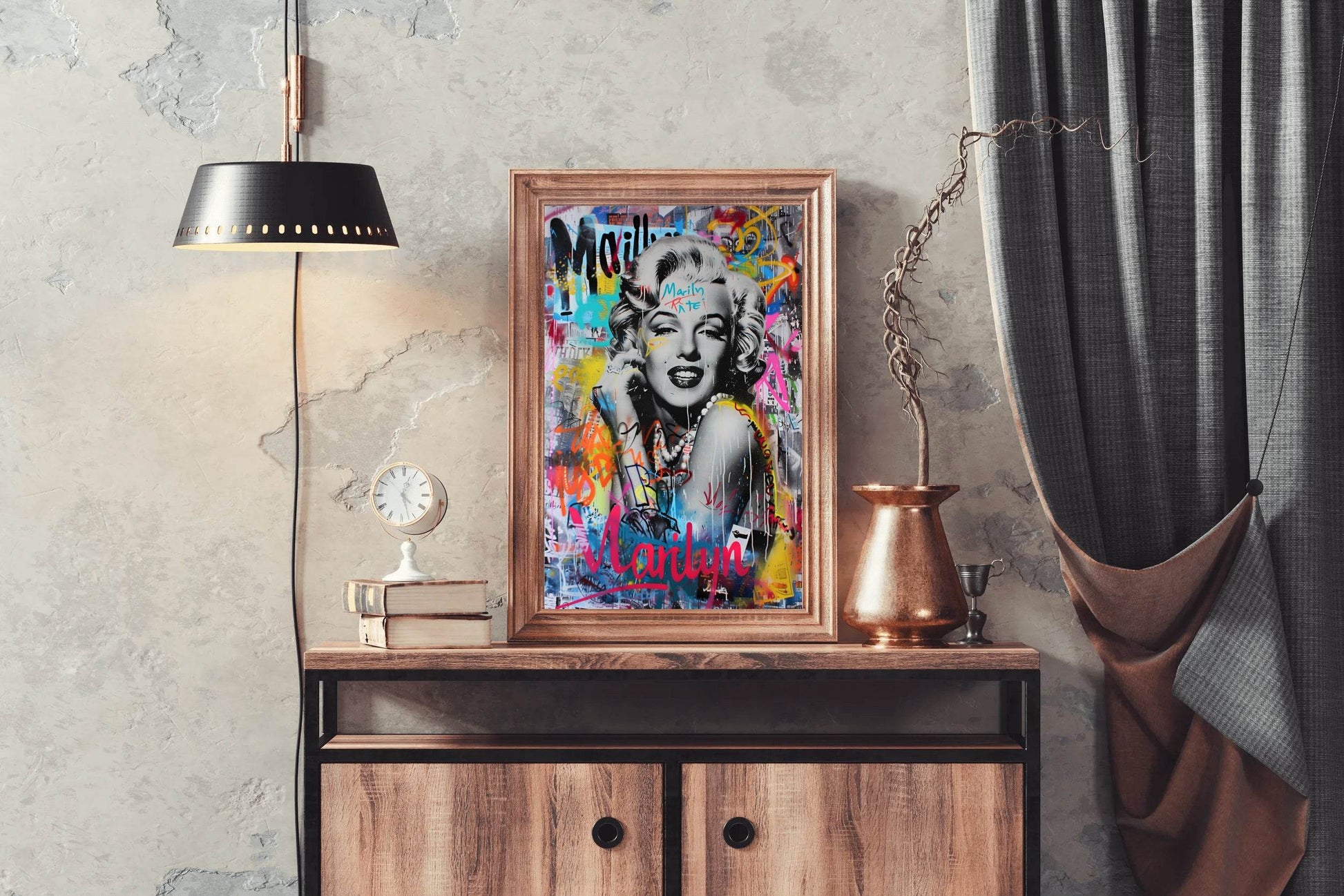 Marilyn Graffiti Wall Art - beink online art store