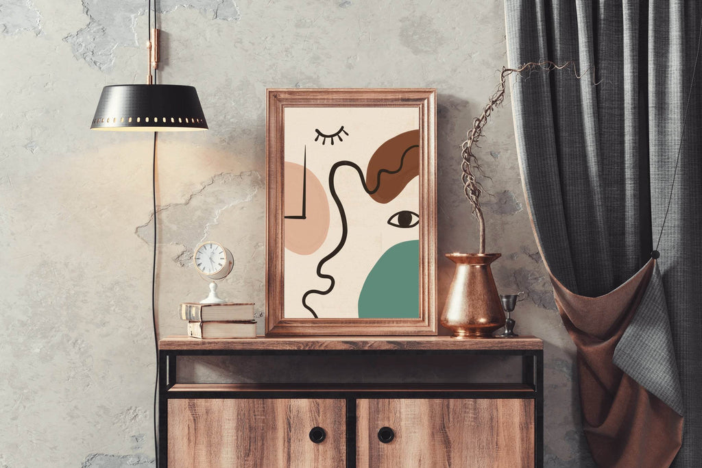 Mixed Faces Wall Art - beink online art store