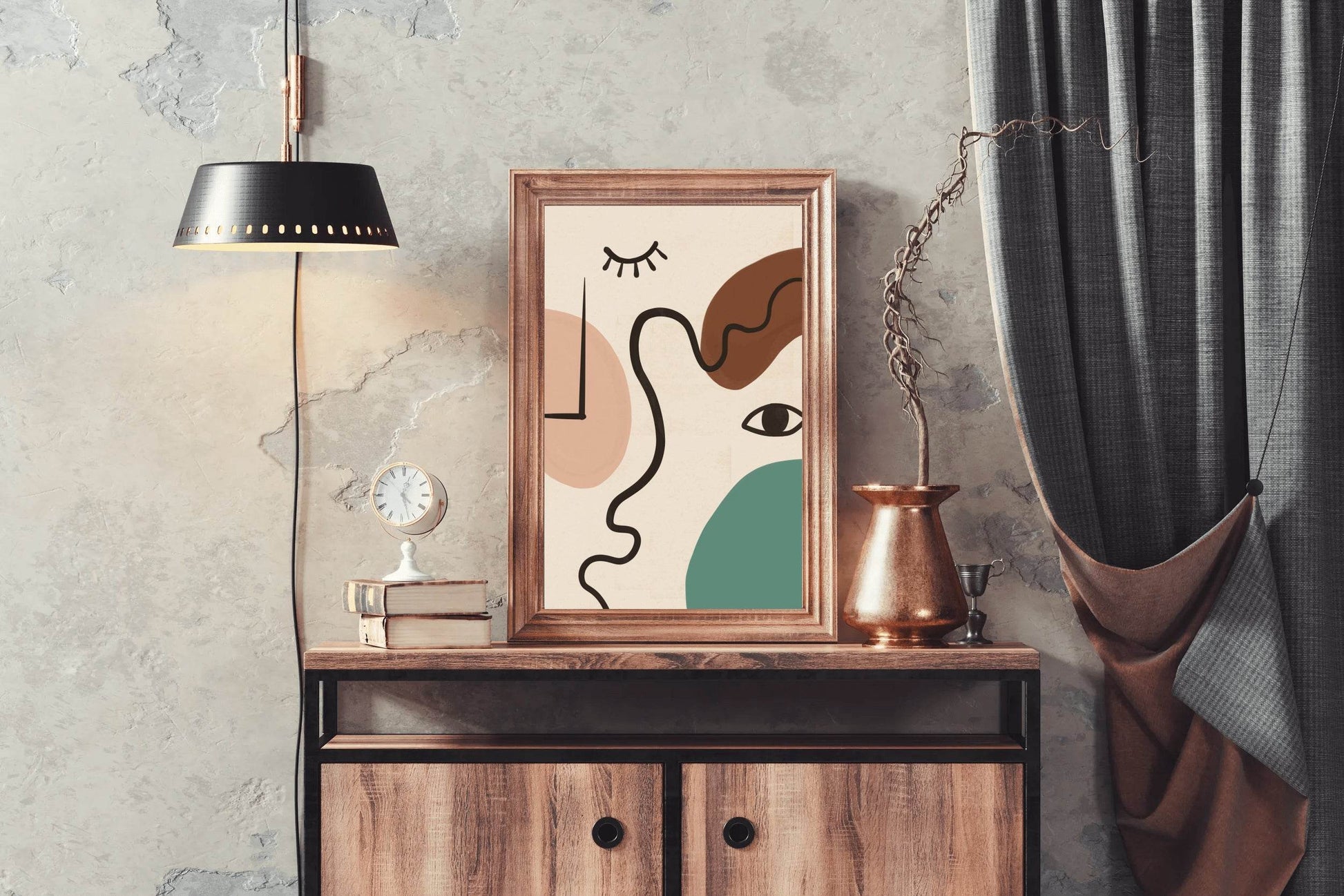 Mixed Faces Wall Art - beink online art store