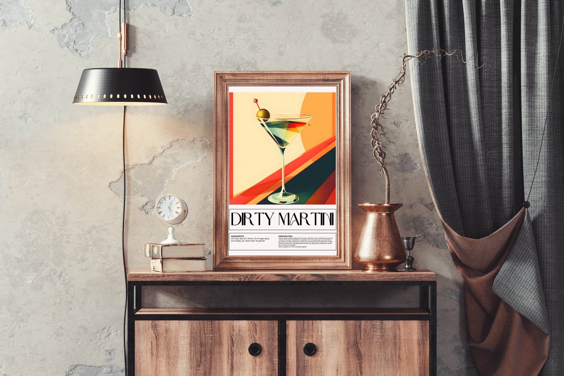 Dirty Martini Wall Art - beink online art store