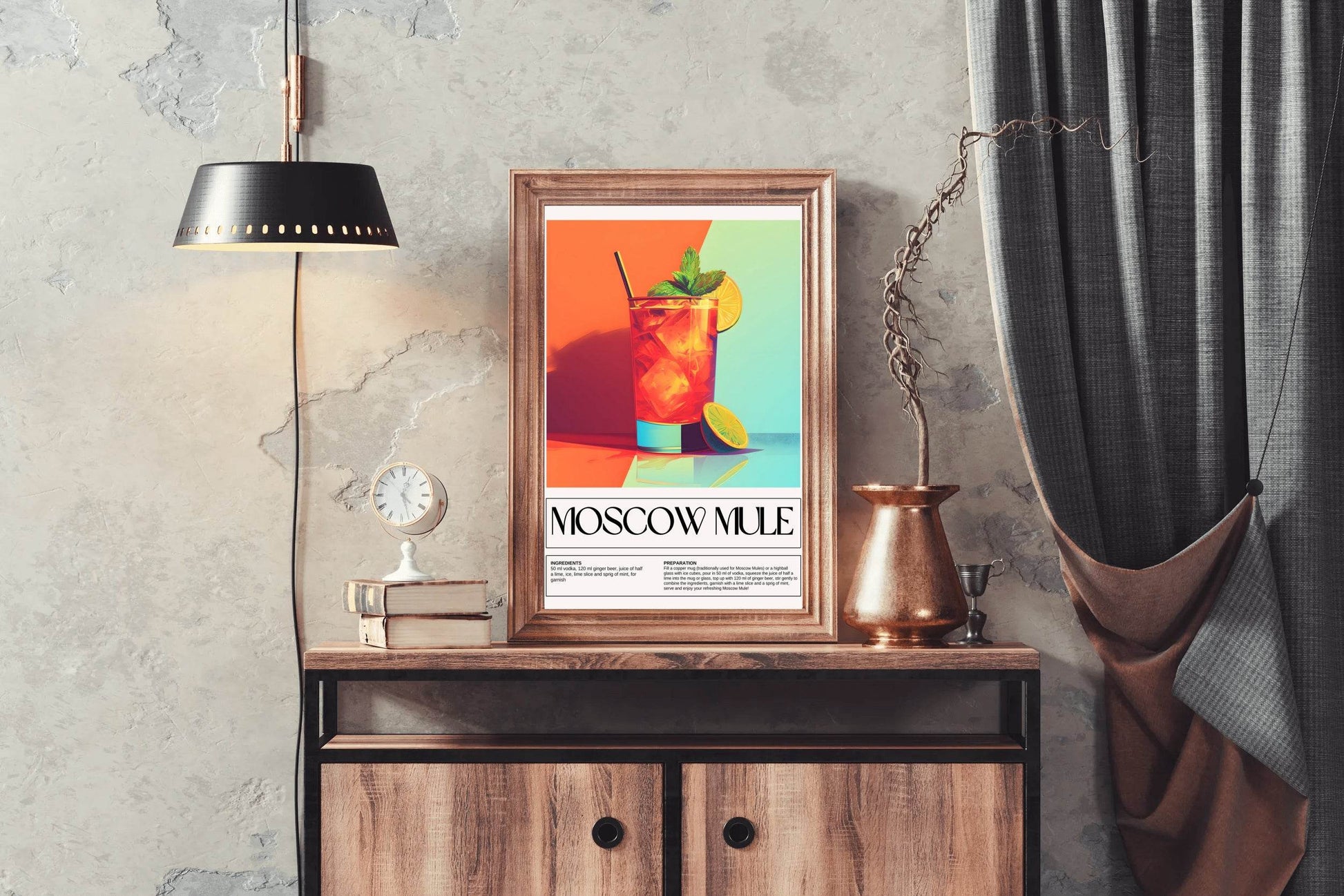 Classic Moscow Mule Wall Art - beink online art store