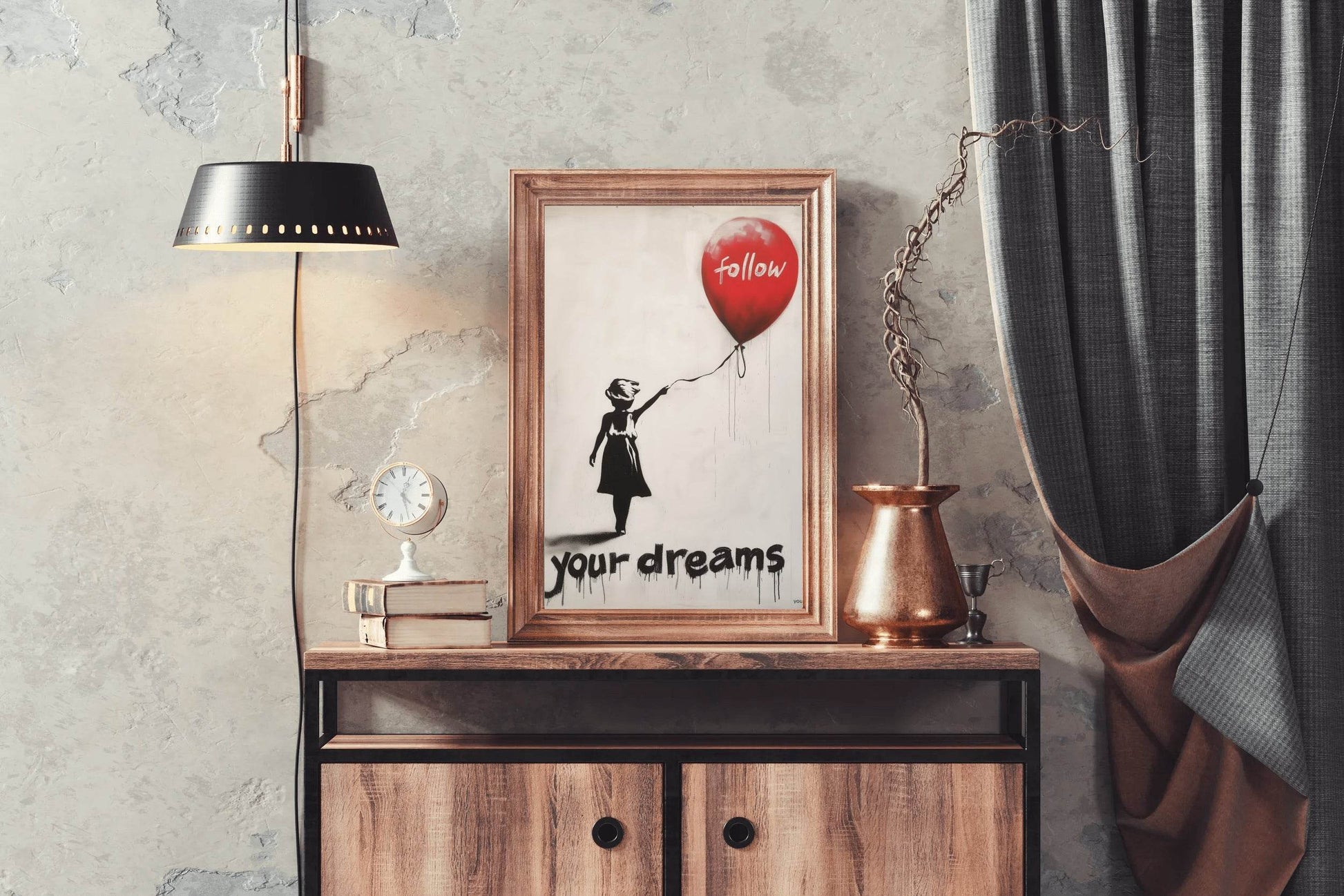 Banksy's Balloon Girl Wall Art - beink online art store