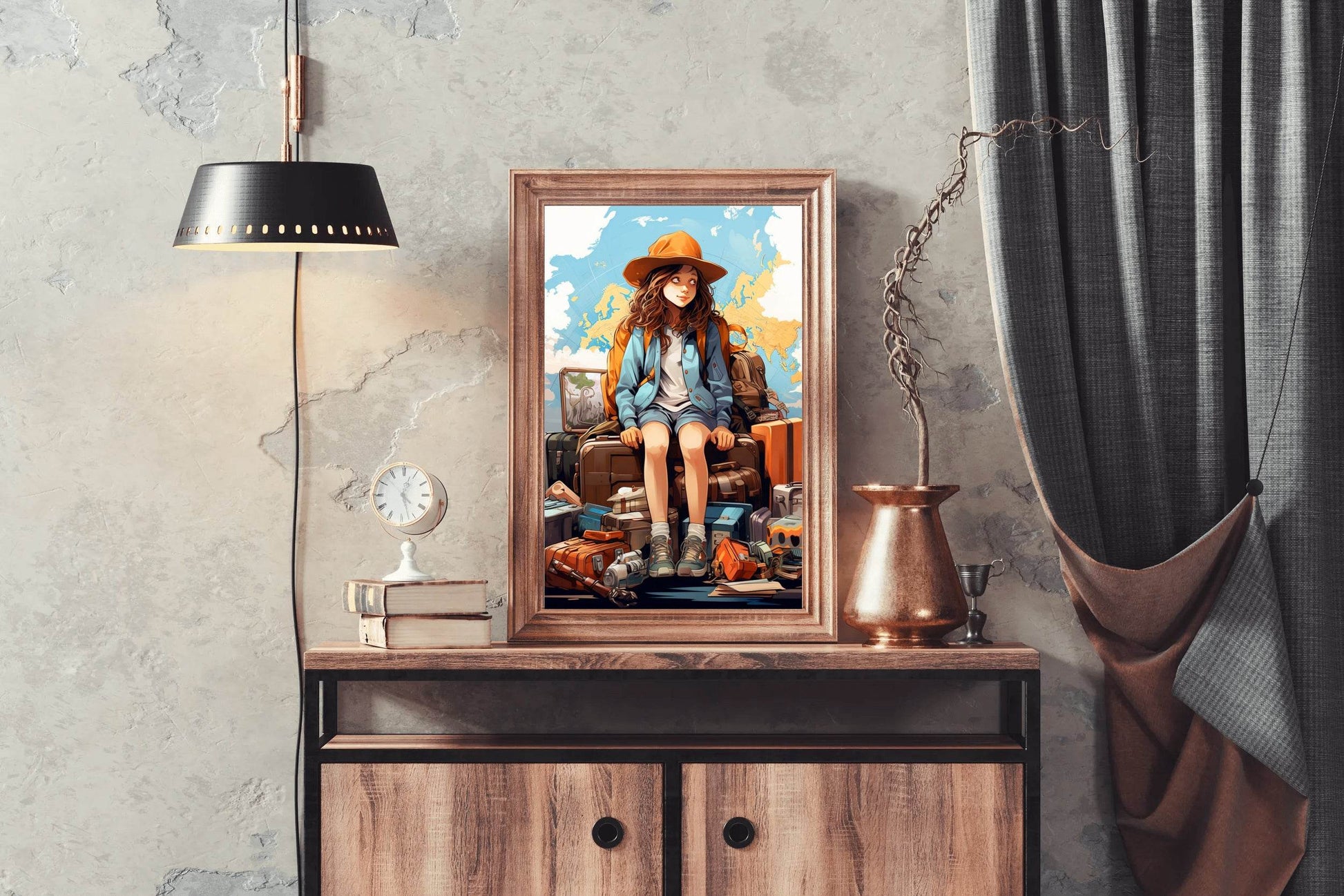 Adventure Anime Girls Anime Wall Art - beink online art store