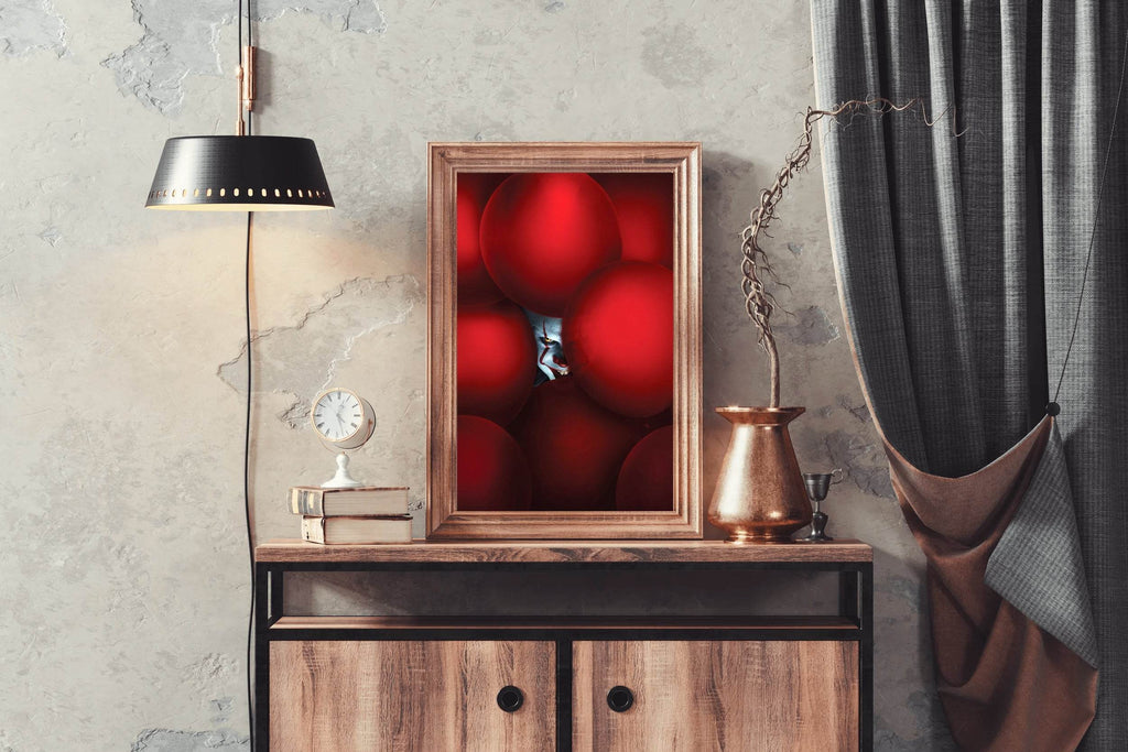 Pennywise in Red Ballon Wall Art - beink online art store