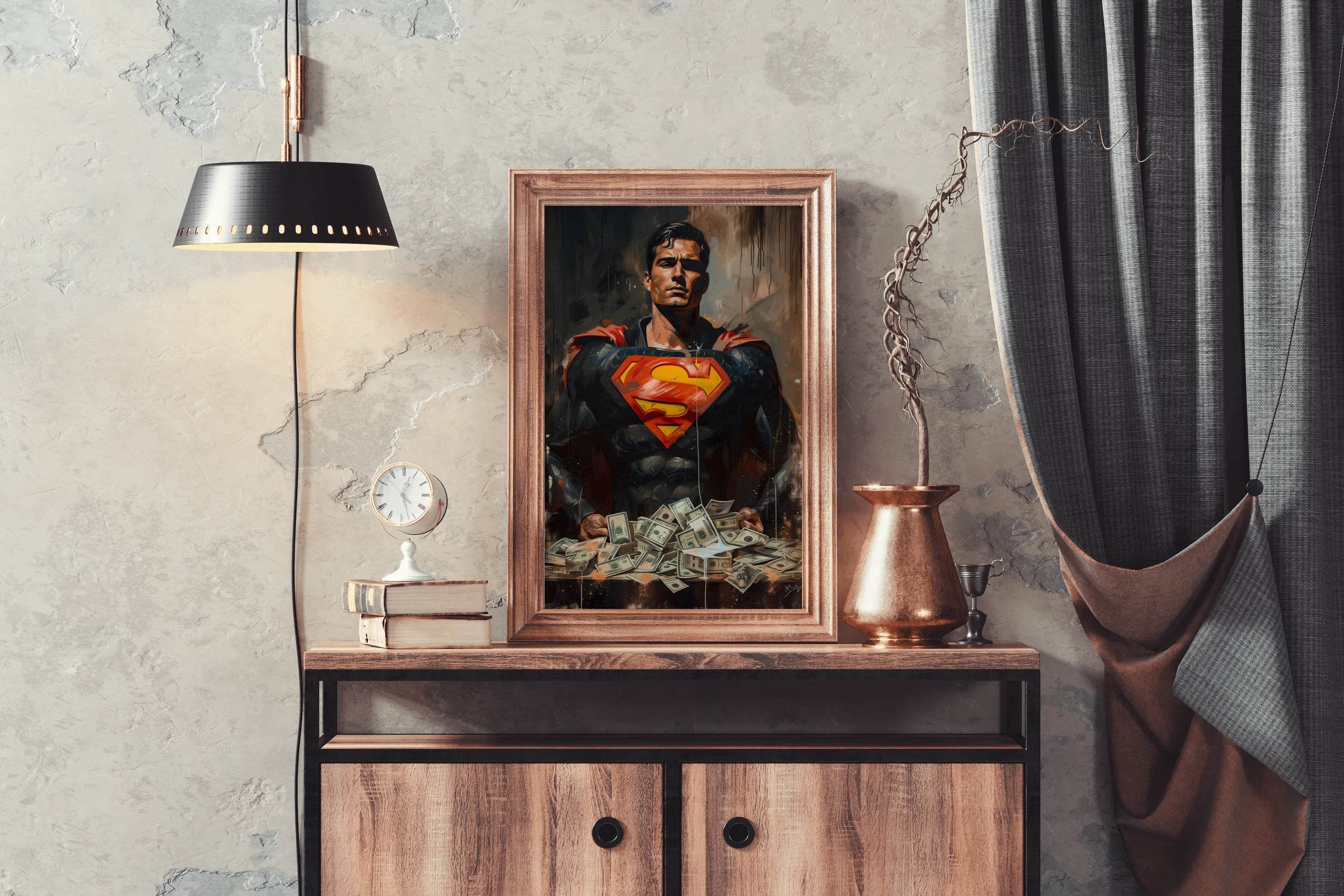 Premium Painting of Superman - beink online art store