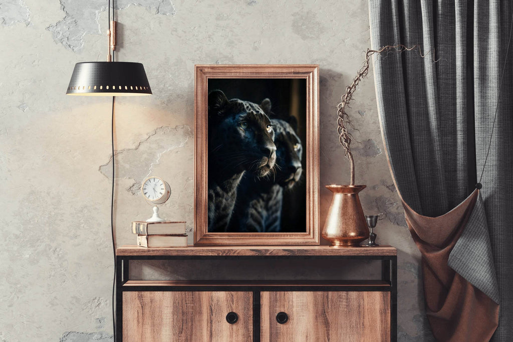 Black Panther Animal Wall Art - beink online art store