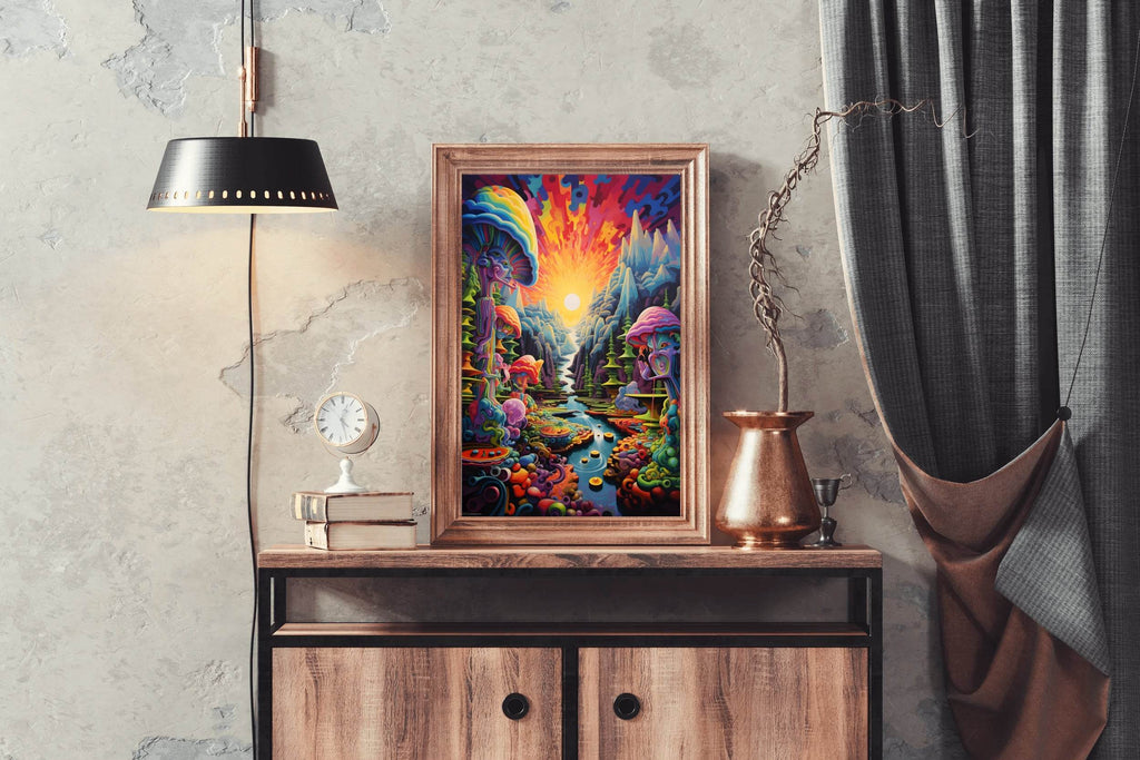 Kayas Collection Abstract Psychedelic Wall Art - beink online art store