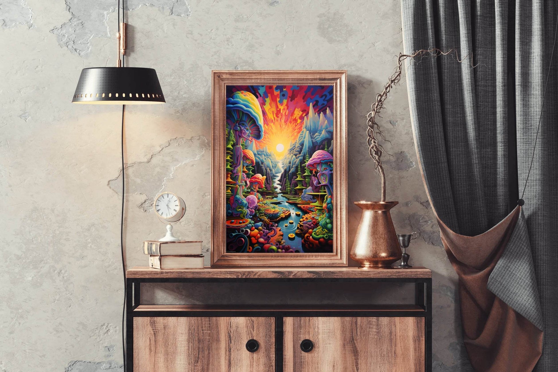 Kayas Collection Abstract Psychedelic Wall Art - beink online art store