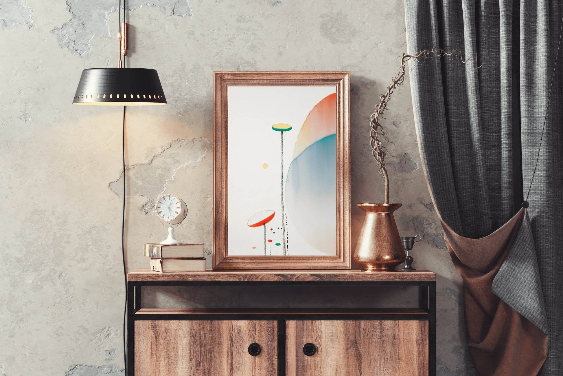 Creative Shapes Abstract Wall Art - beink online art store