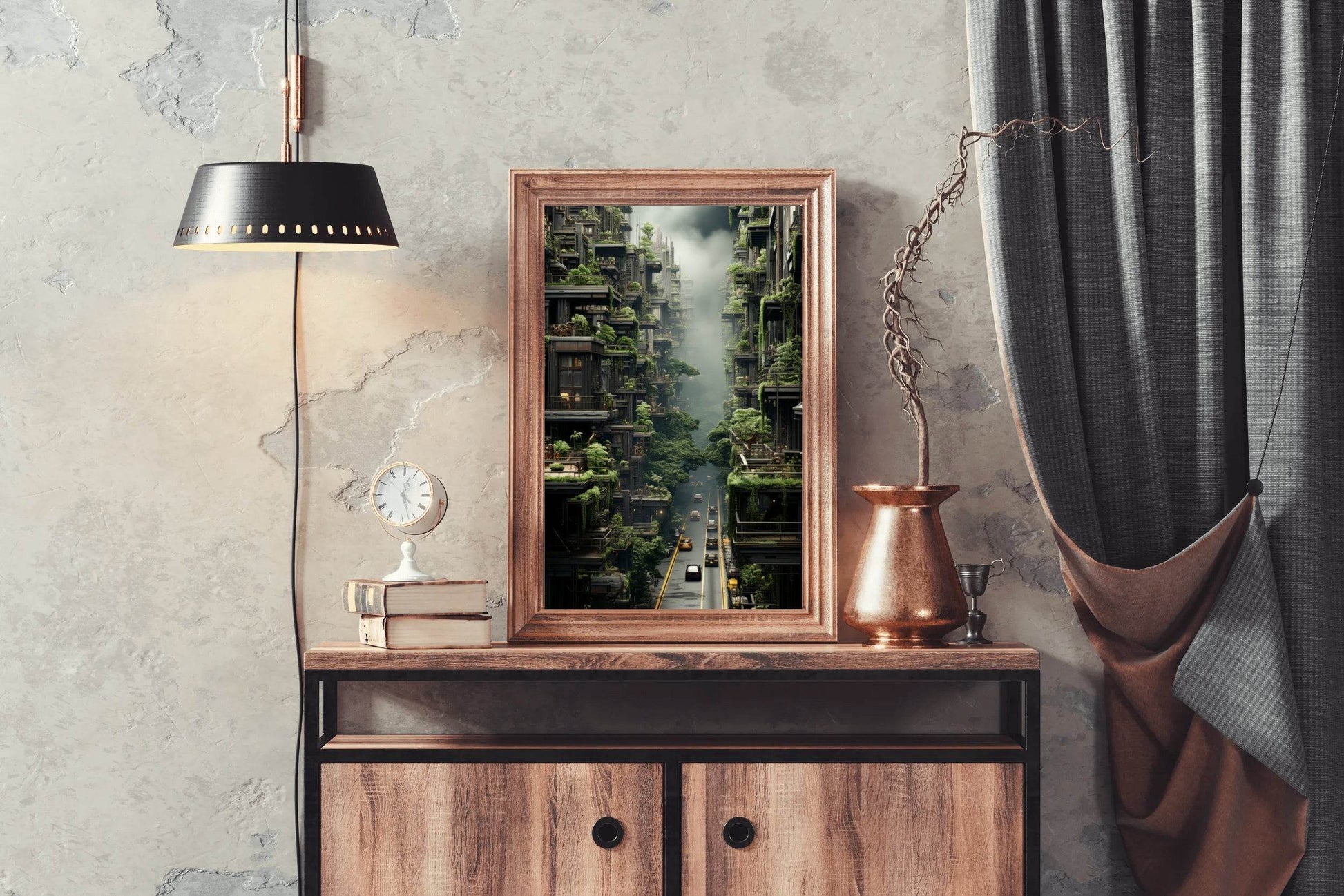 Vegetation Of The City Wall Art - beink online art store