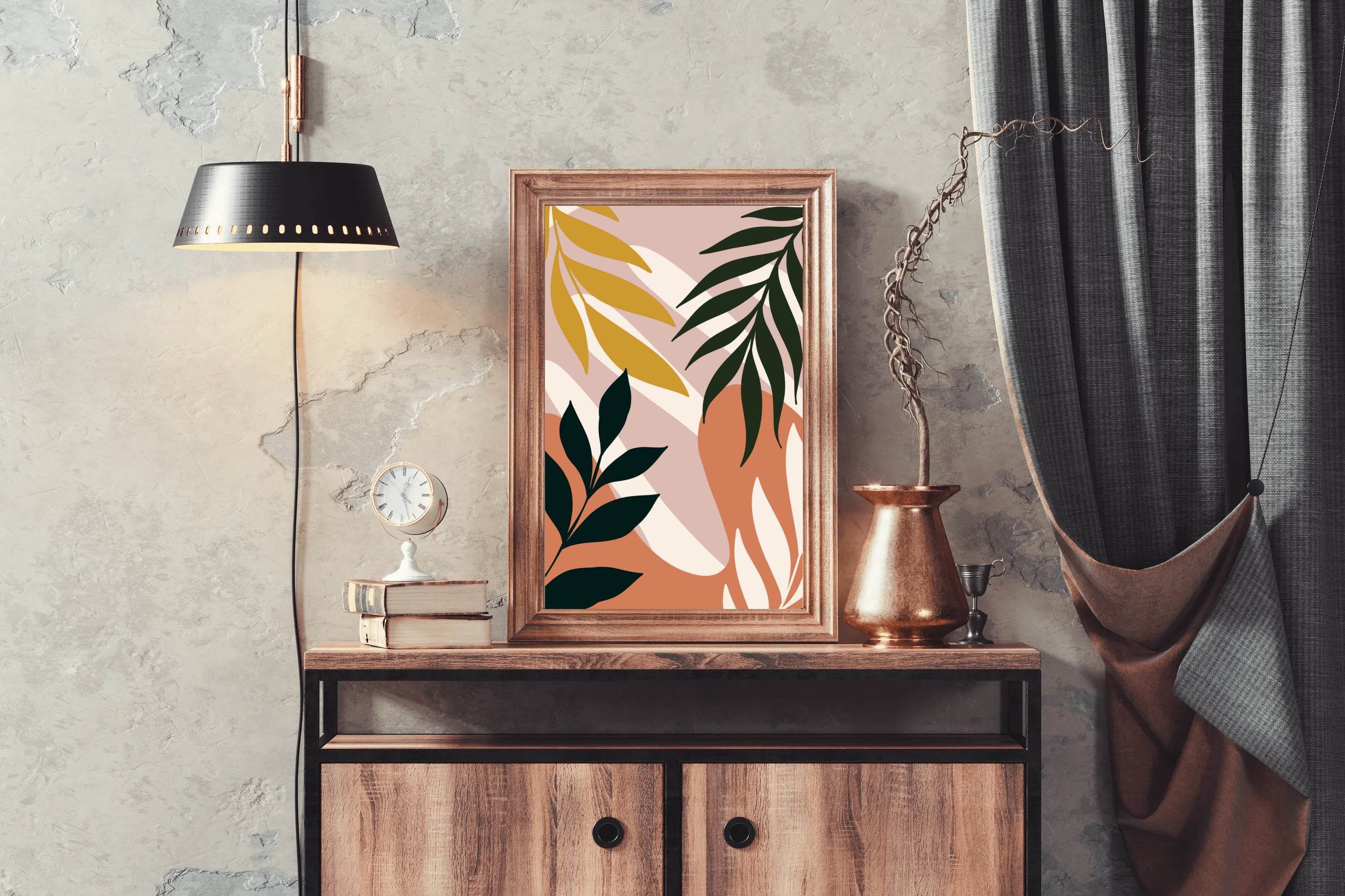 Leaves of Tropical Plants Wall Art - beink online art store