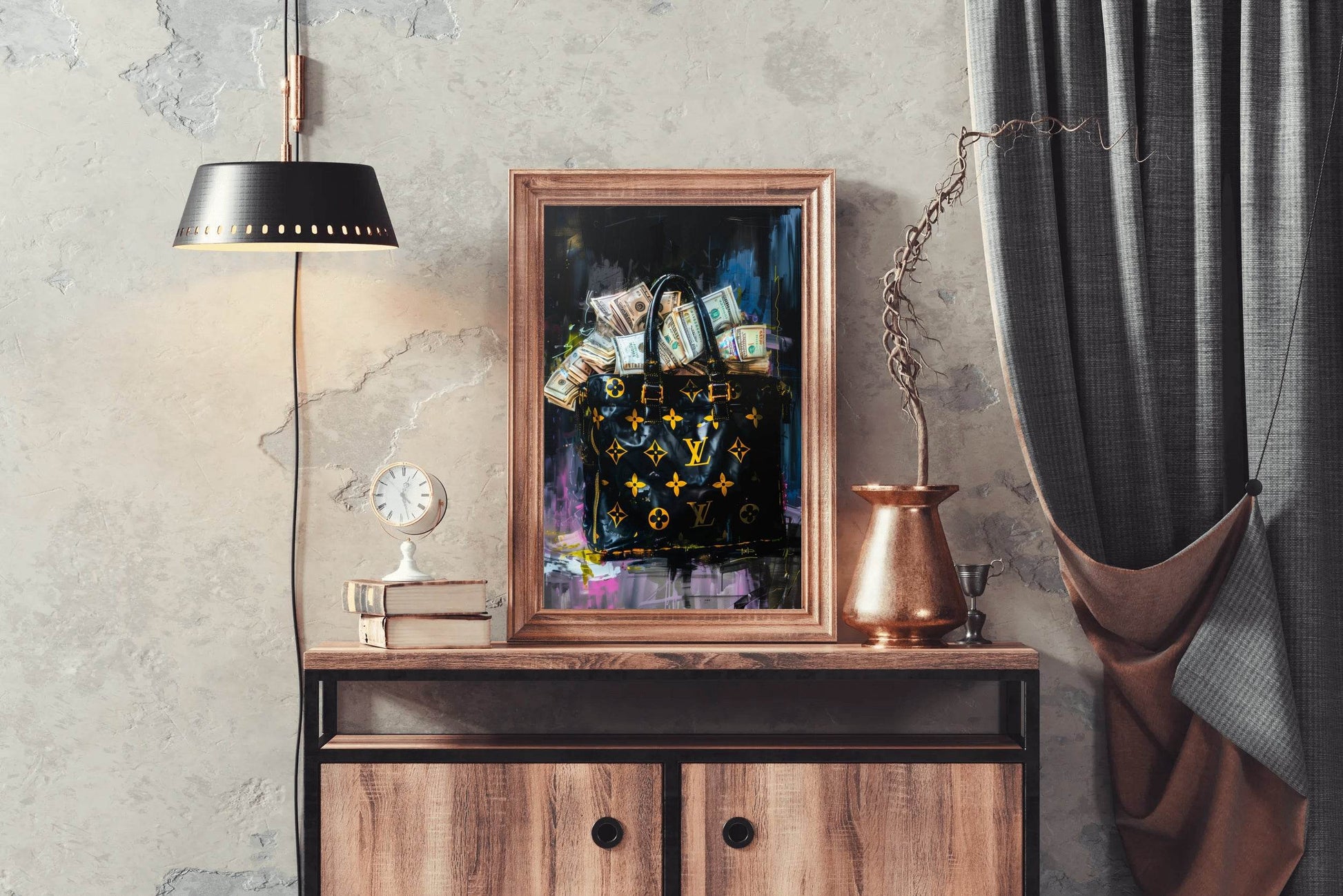 Bag Full of Money Wall Art - beink online art store