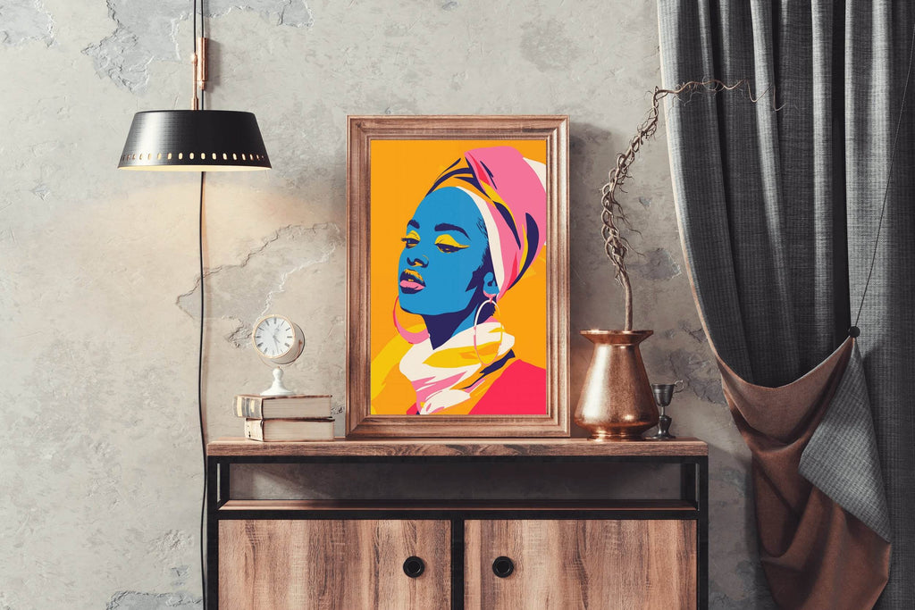 Abstract Woman Wall Art - beink online art store