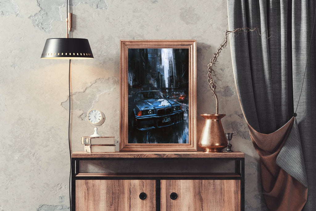 BMW M3 Dark Canvas Wall Art - beink online art store
