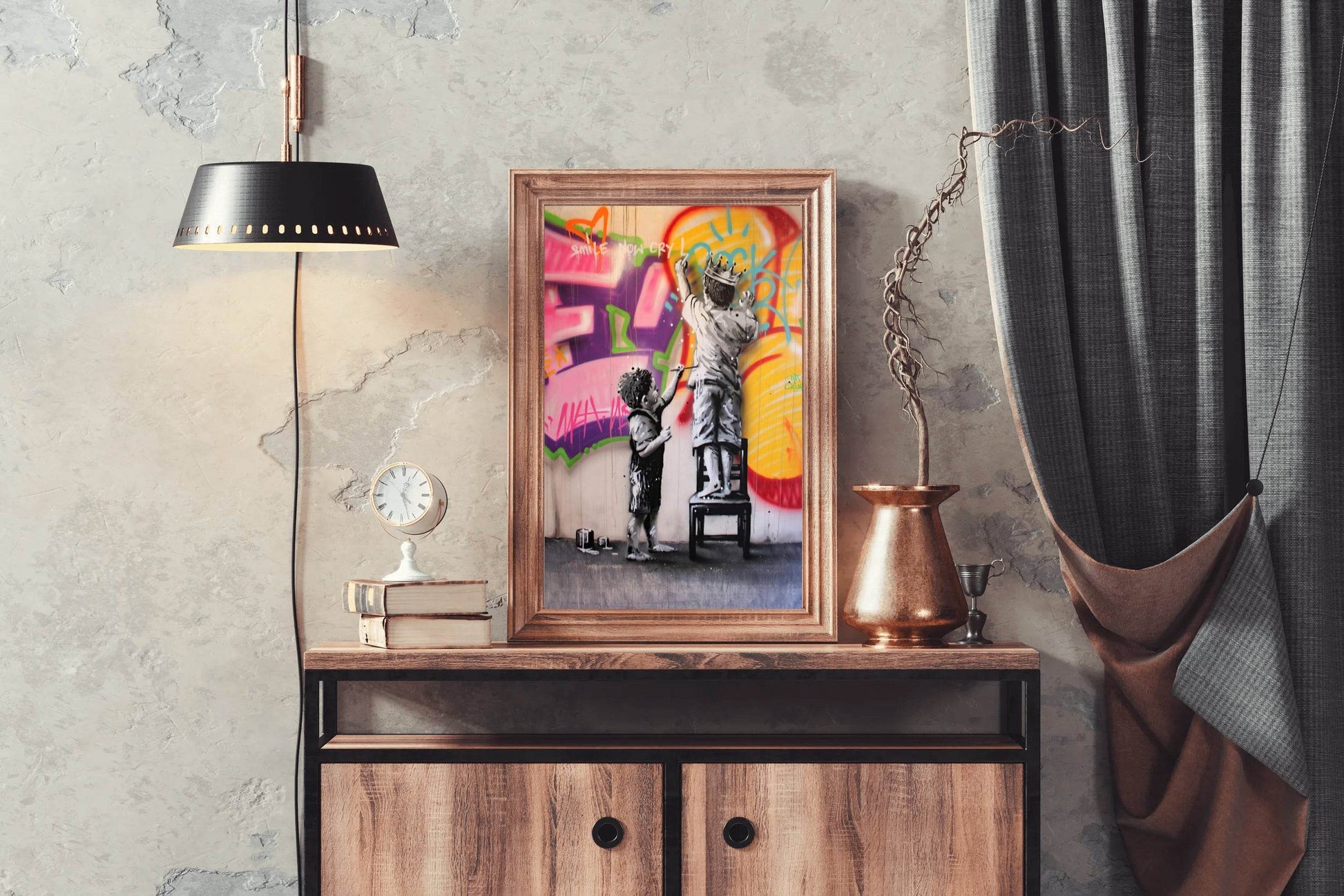 Kids Painting- Mixed Emotions Motivational Wall Art - beink online art store