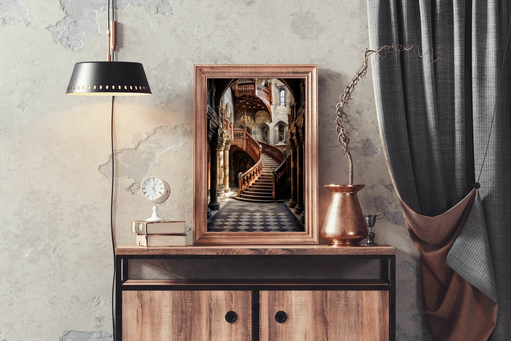 Luxury staircase Wall Art - beink online art store