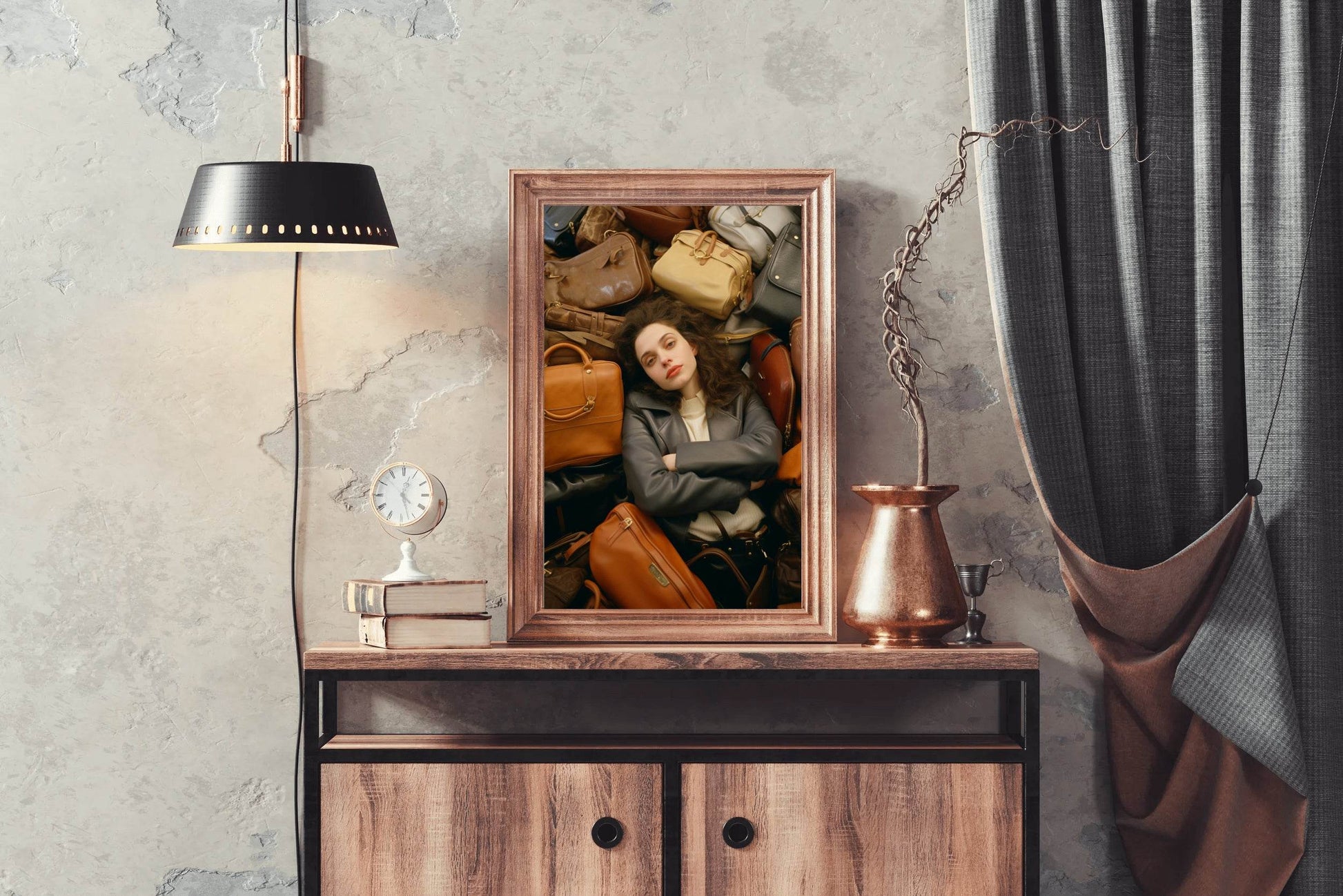Bag Sale Advertisement Wall Art - beink online art store
