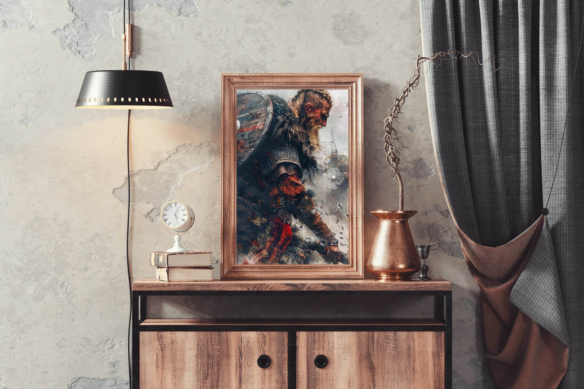Viking Warrior Digital Art - beink online art store