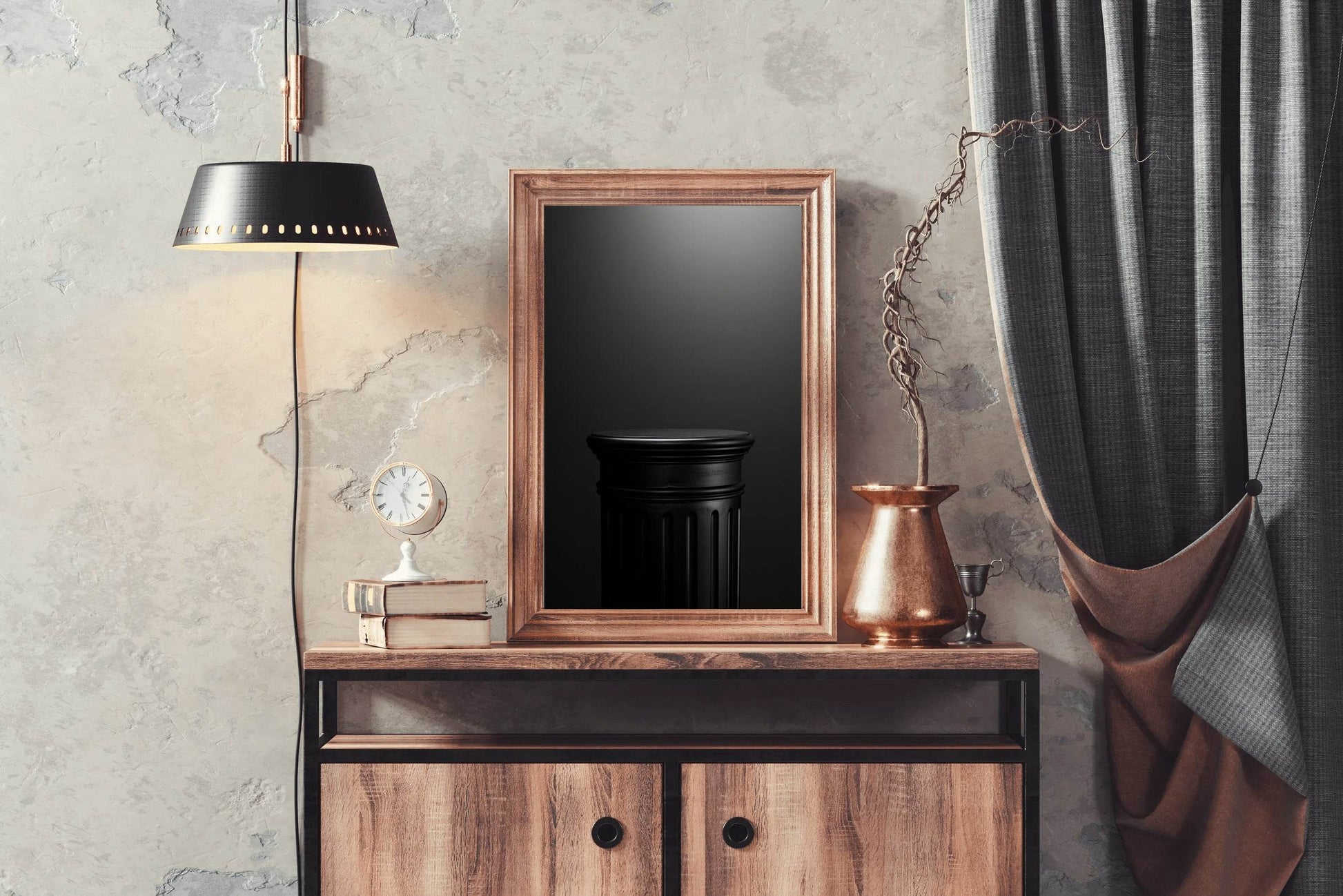 Olympus Vase Black & White Wall Art - beink online art store