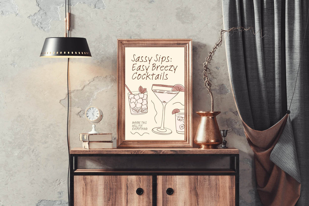Ice Cocktail Wall Art - beink online art store