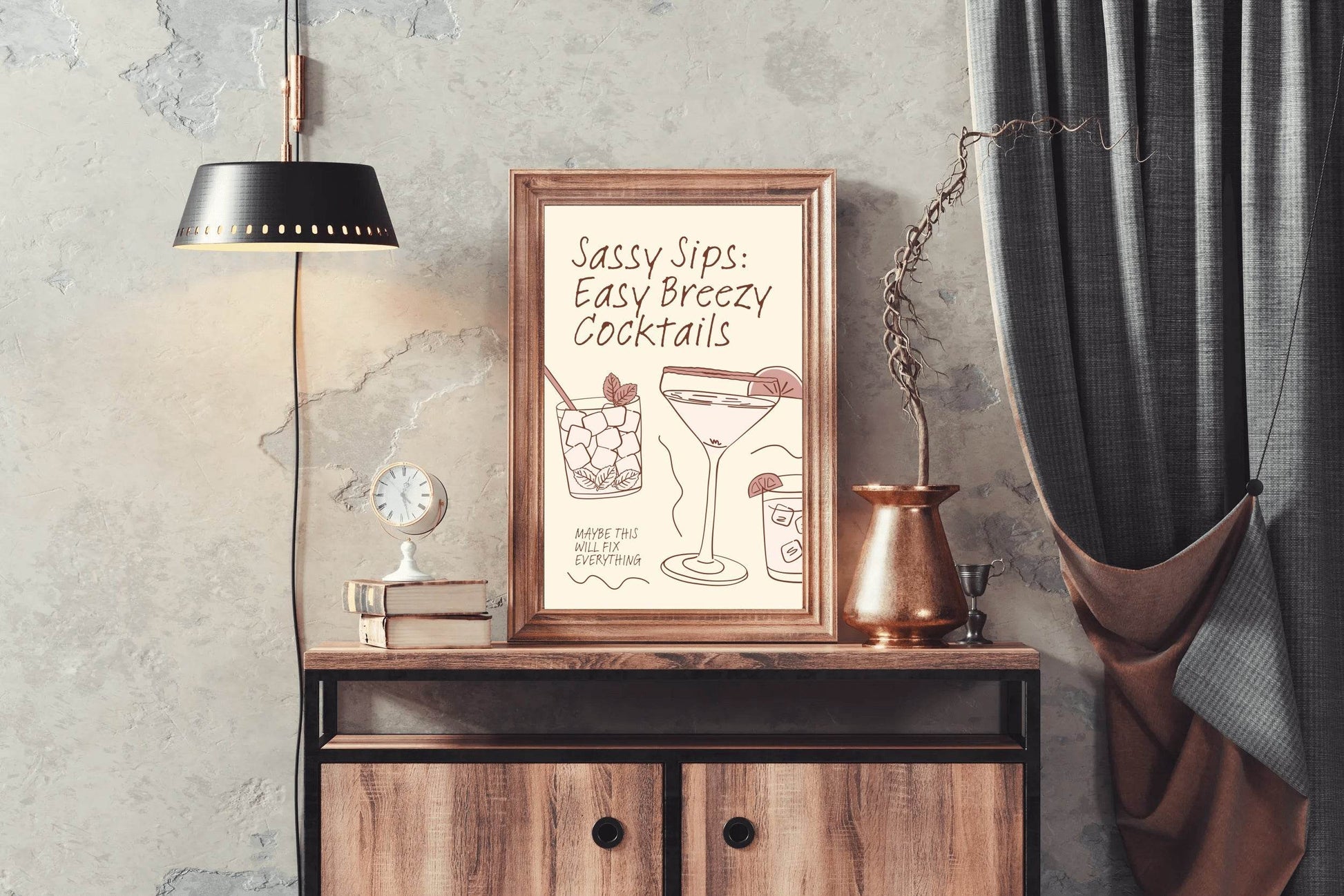 Ice Cocktail Wall Art - beink online art store