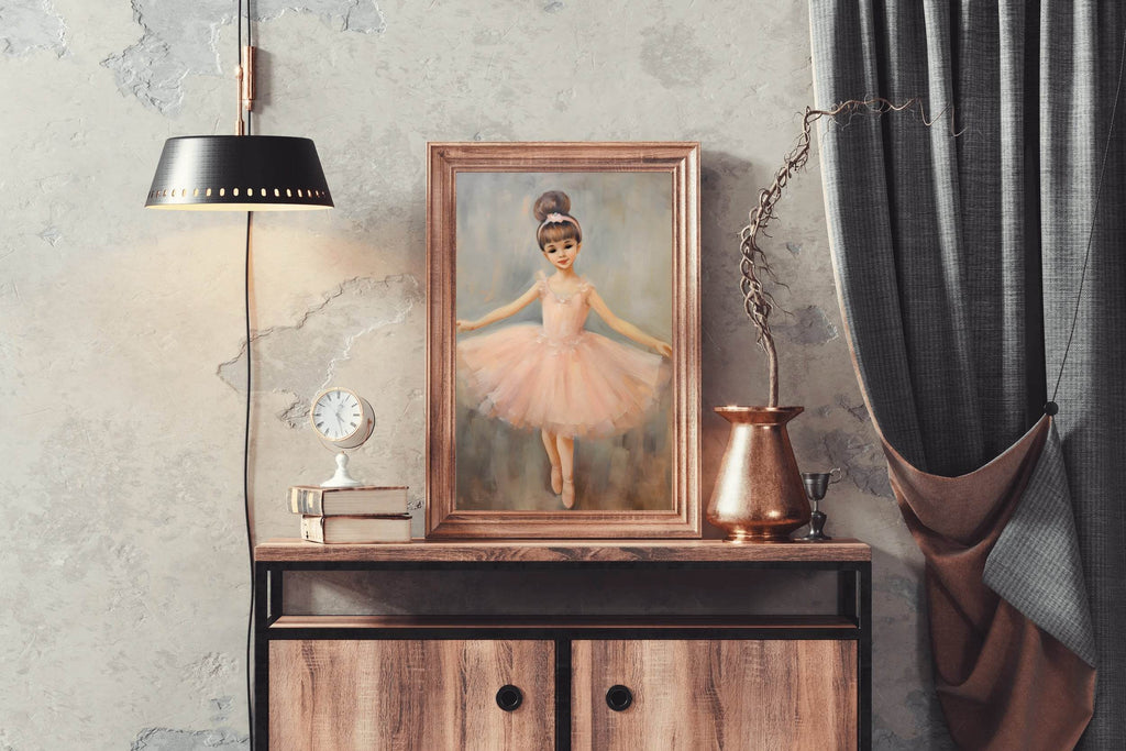 Grace in Pink The Young Ballerina Wall Art - beink online art store