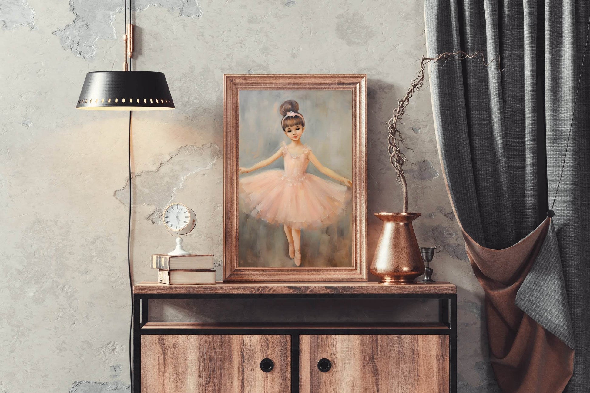 Grace in Pink The Young Ballerina Wall Art - beink online art store