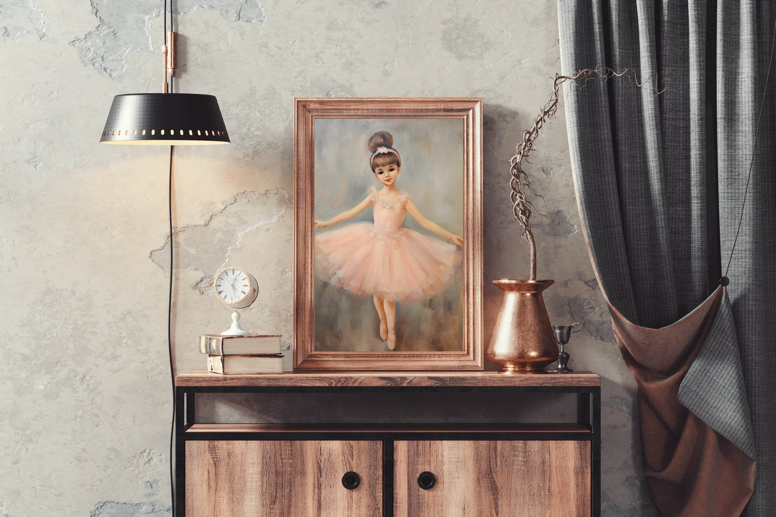 Grace in Pink The Young Ballerina Wall Art - beink online art store