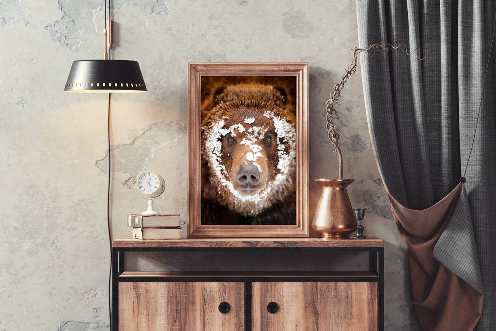 Grizzly Bear Animal Wall Art - beink online art store