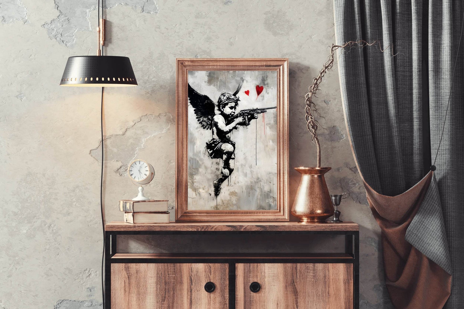 Angelic Warfare Wall Art - beink online art store