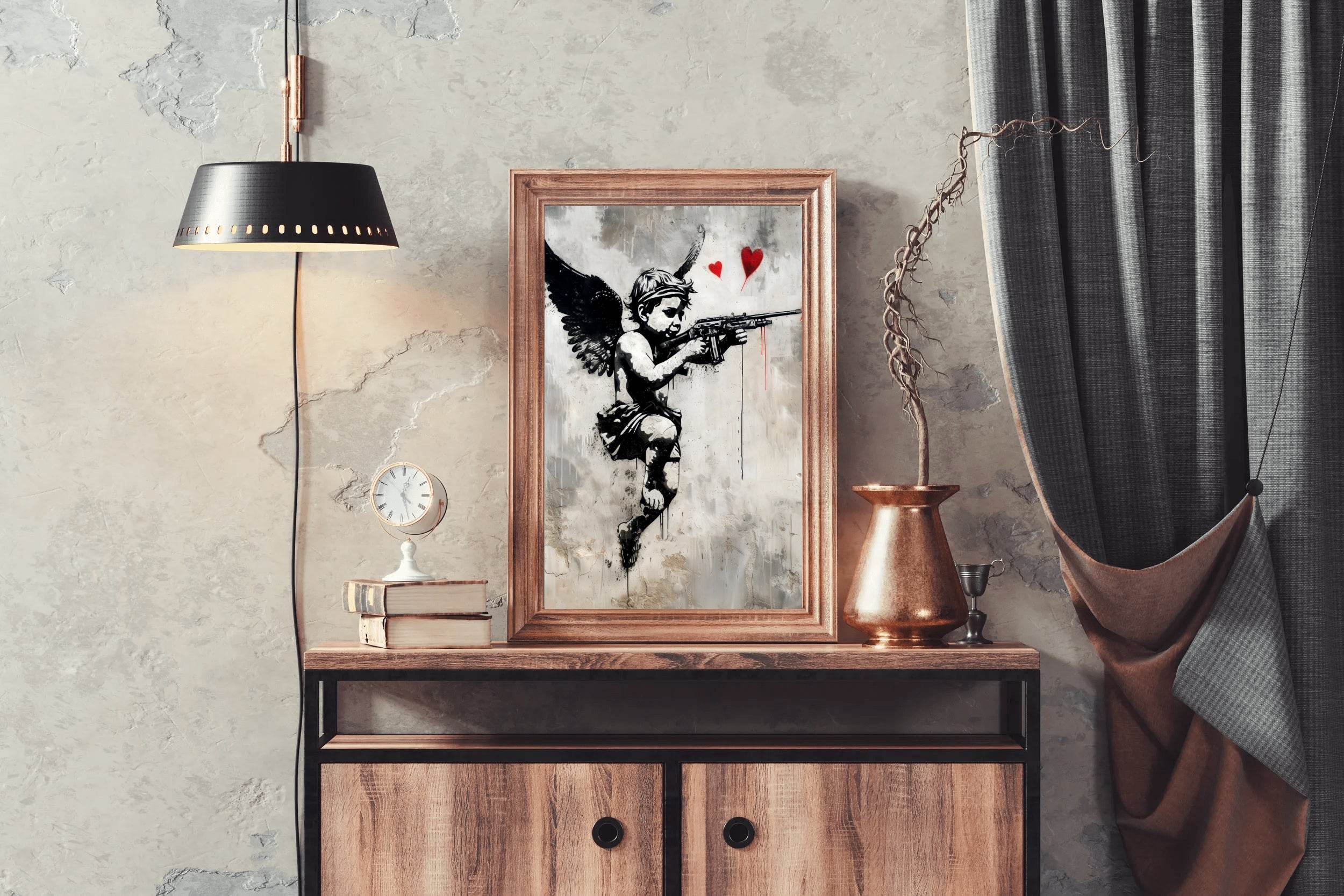 Angelic Warfare Wall Art - beink online art store