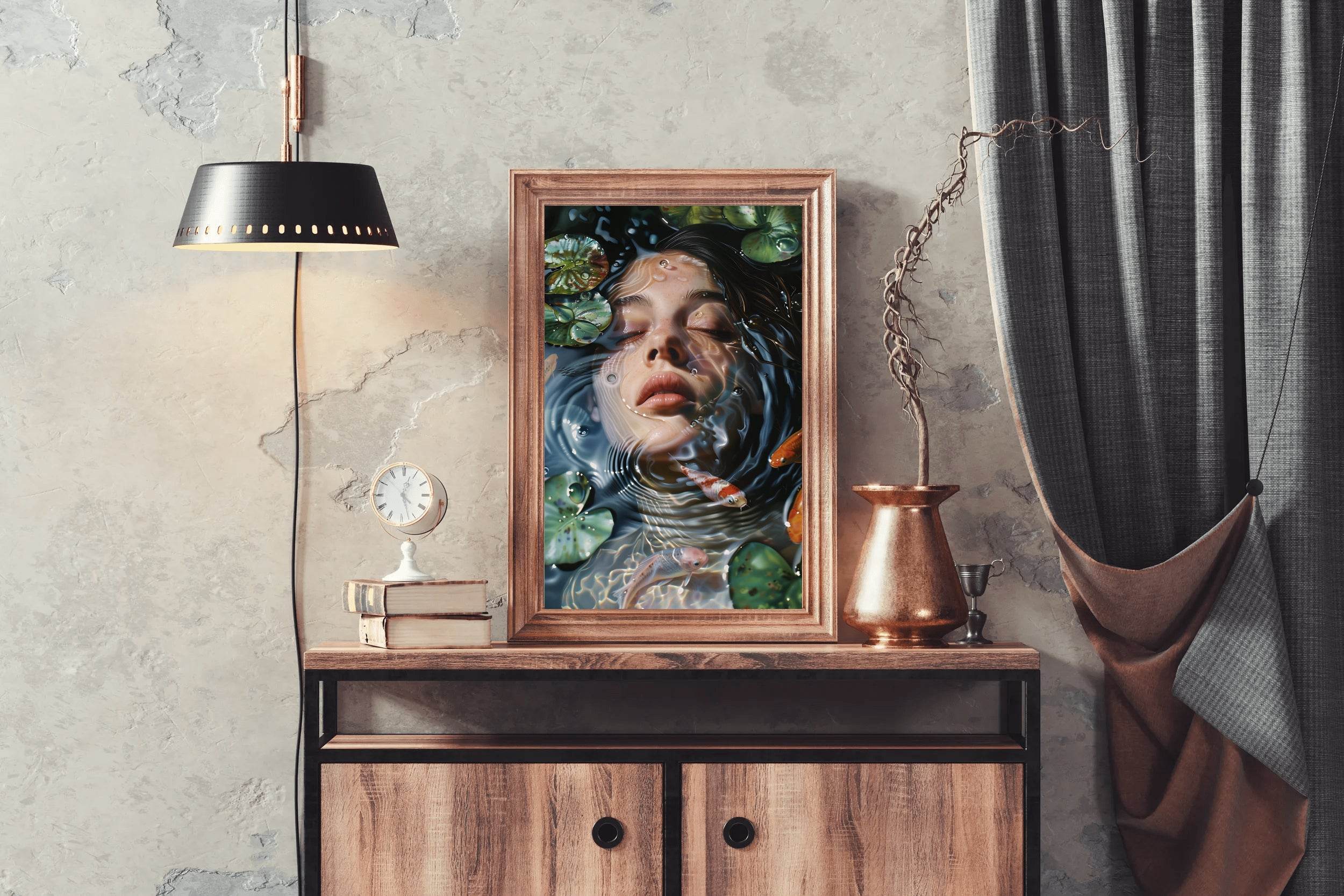 Aquatic Tranquility Modern Wall Art - beink online art store