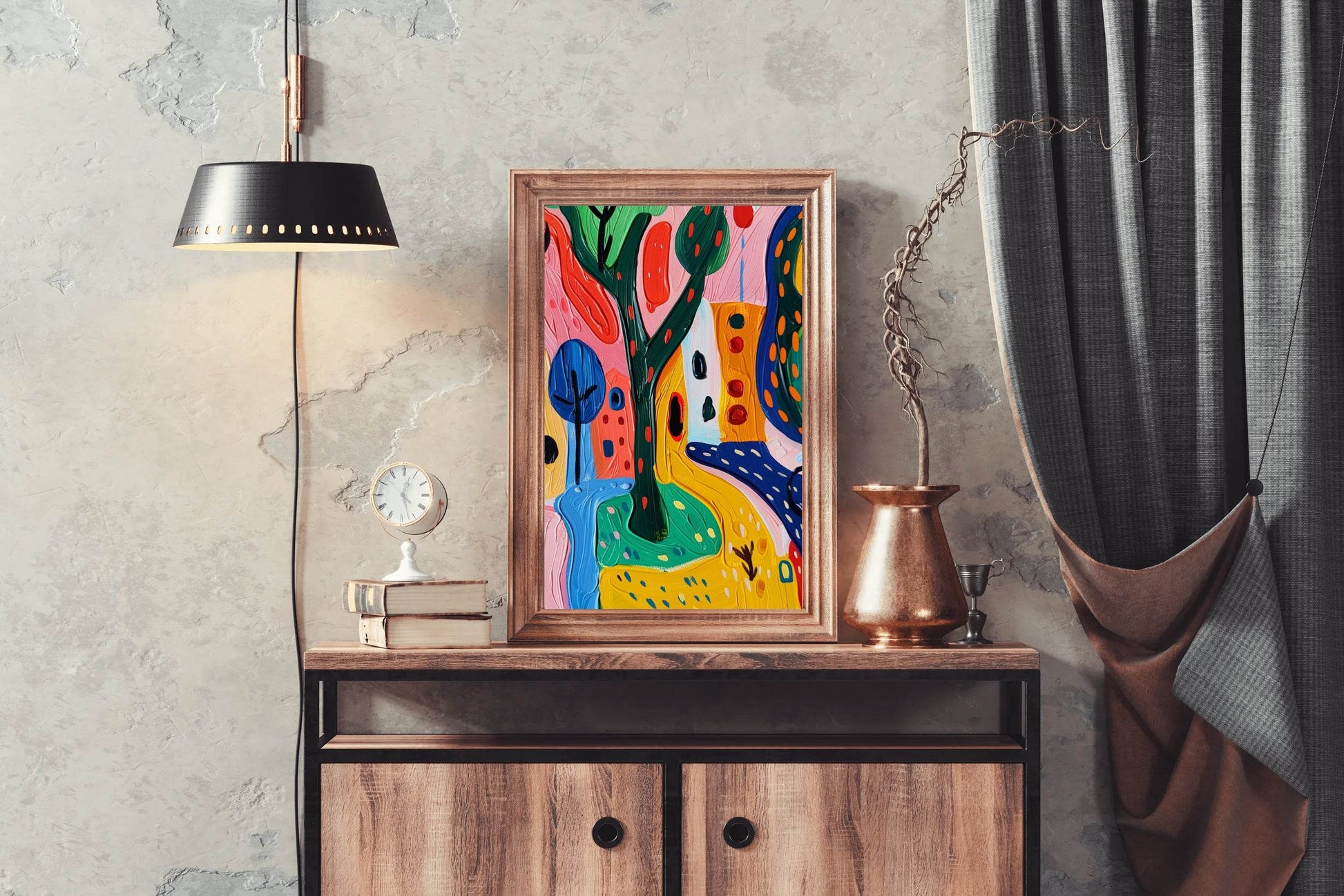 Colorful Landscape Digital Art - beink online art store