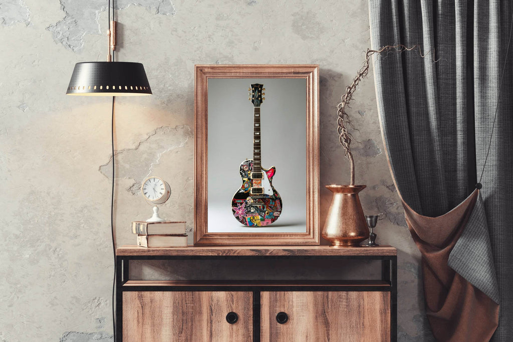 JSA Model Electric Guitar Wall Art - beink online art store