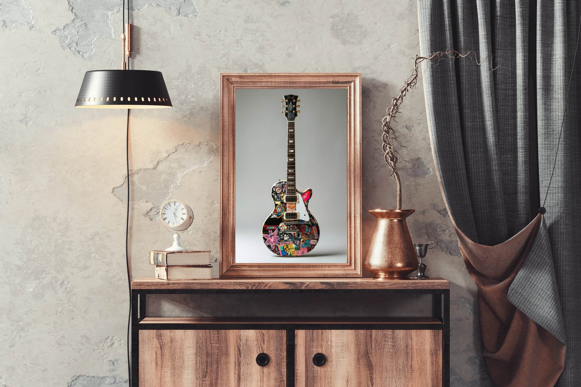 JSA Model Electric Guitar Wall Art - beink online art store