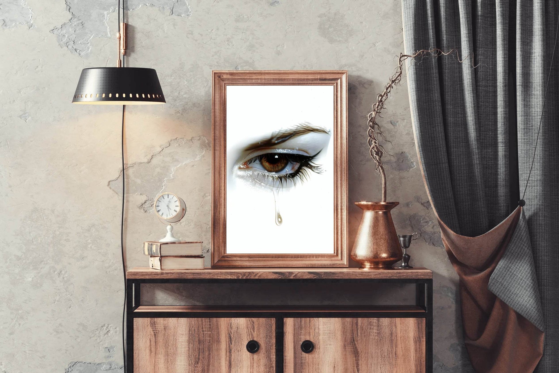 Silent Sorrow Modern Wall Art - beink online art store
