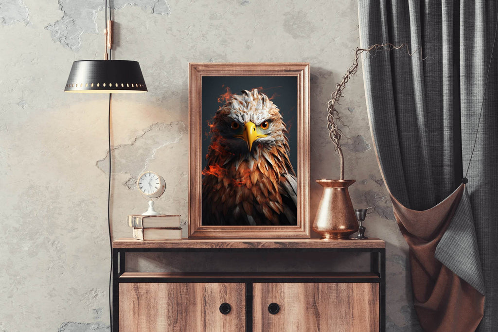 3D Eagle Painting Bird Wall Art - beink online art store
