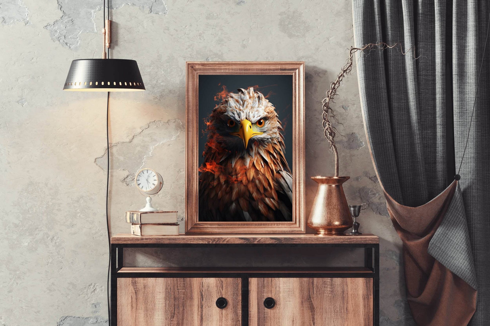 3D Eagle Painting Bird Wall Art - beink online art store