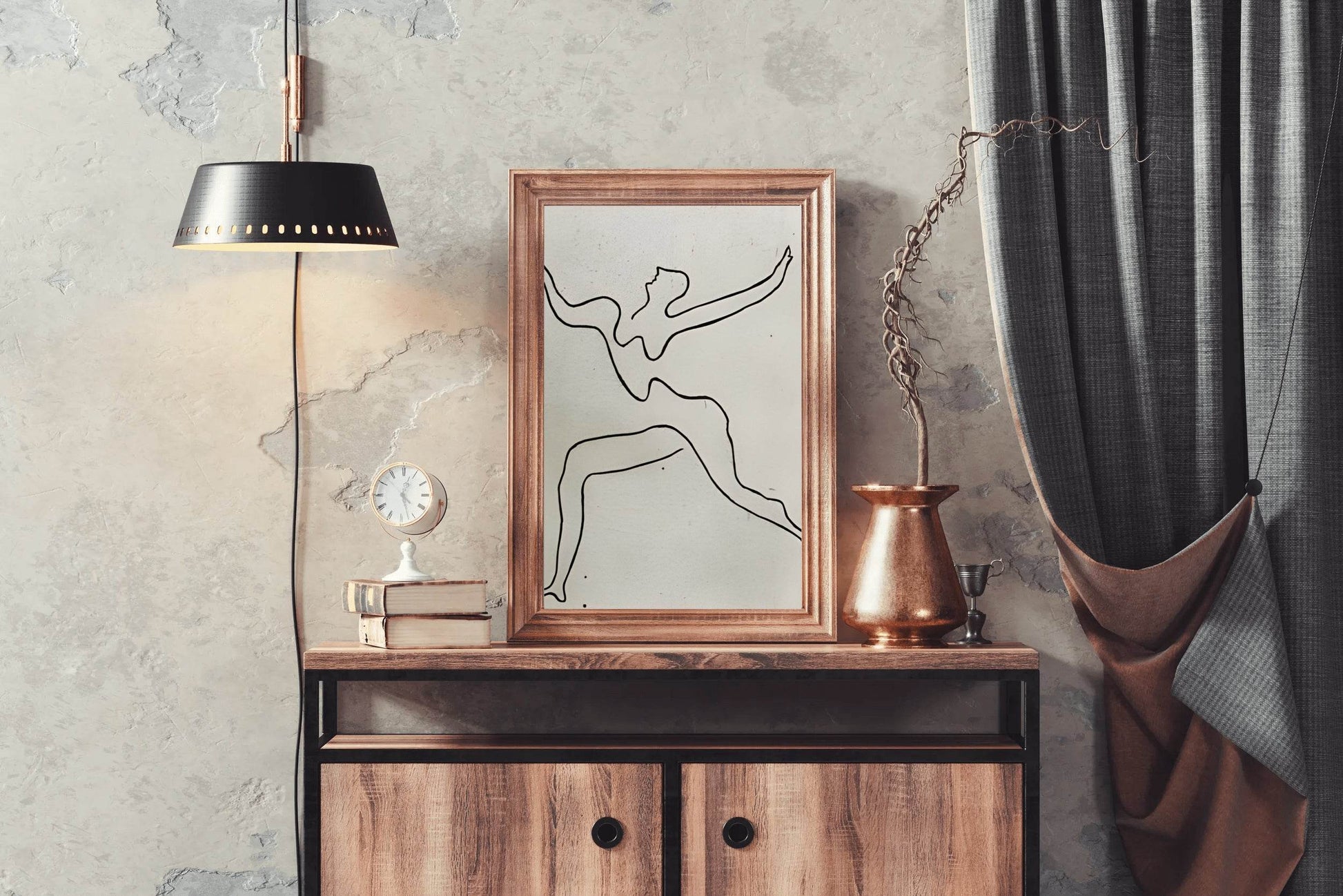 Dynamic Dancer Modern Wall Art - beink online art store