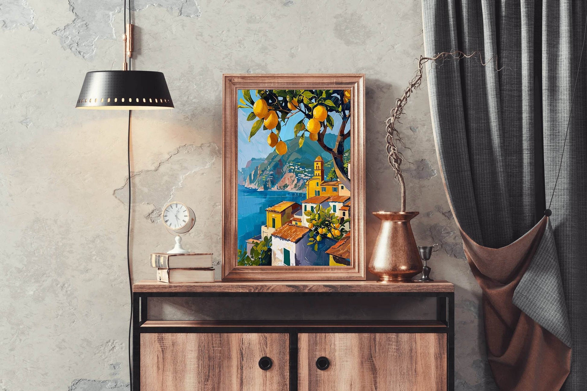 Painting Lemon Tree On The Island - beink online art store