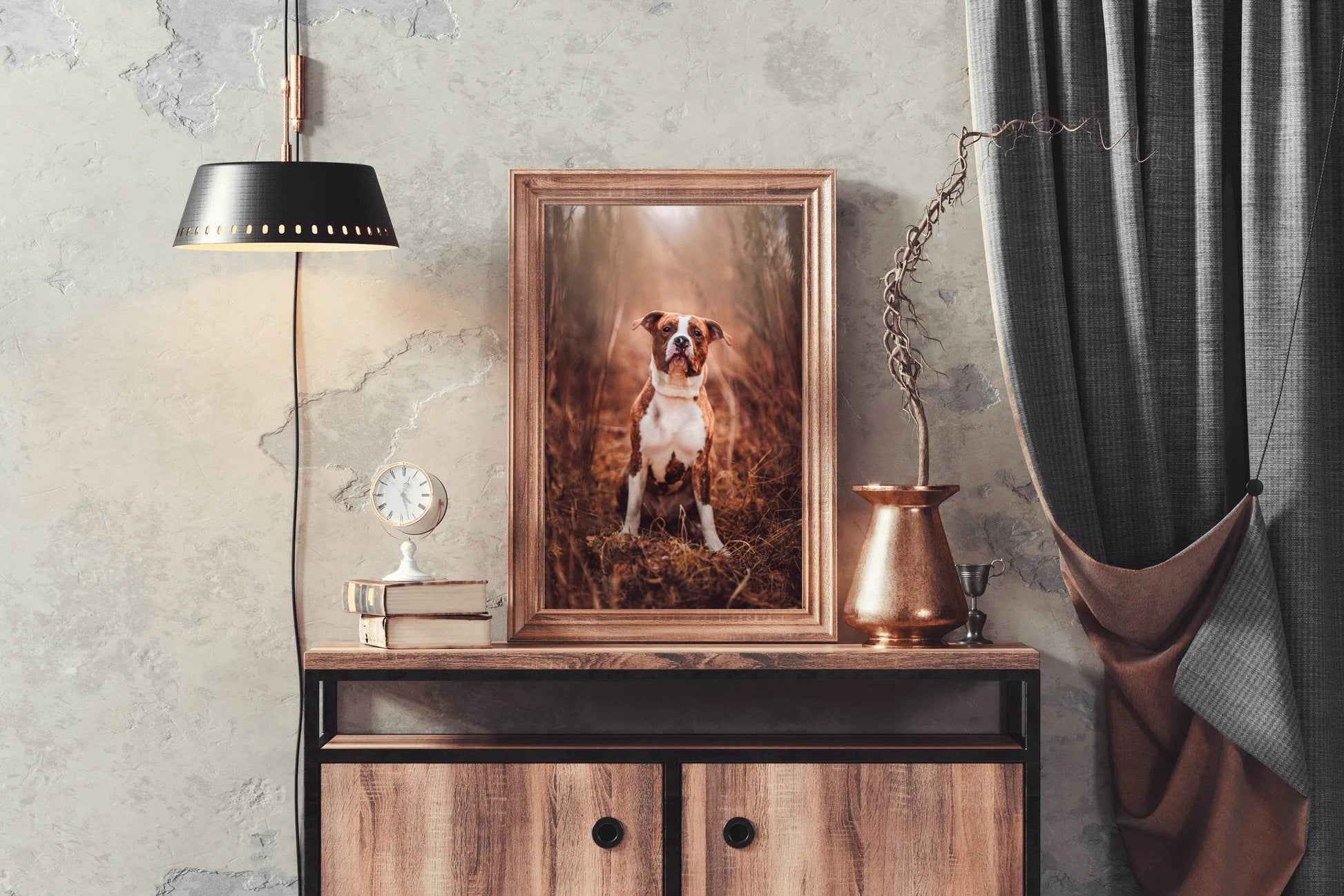 Picture of Standing Pit Bull Wall Art - beink online art store