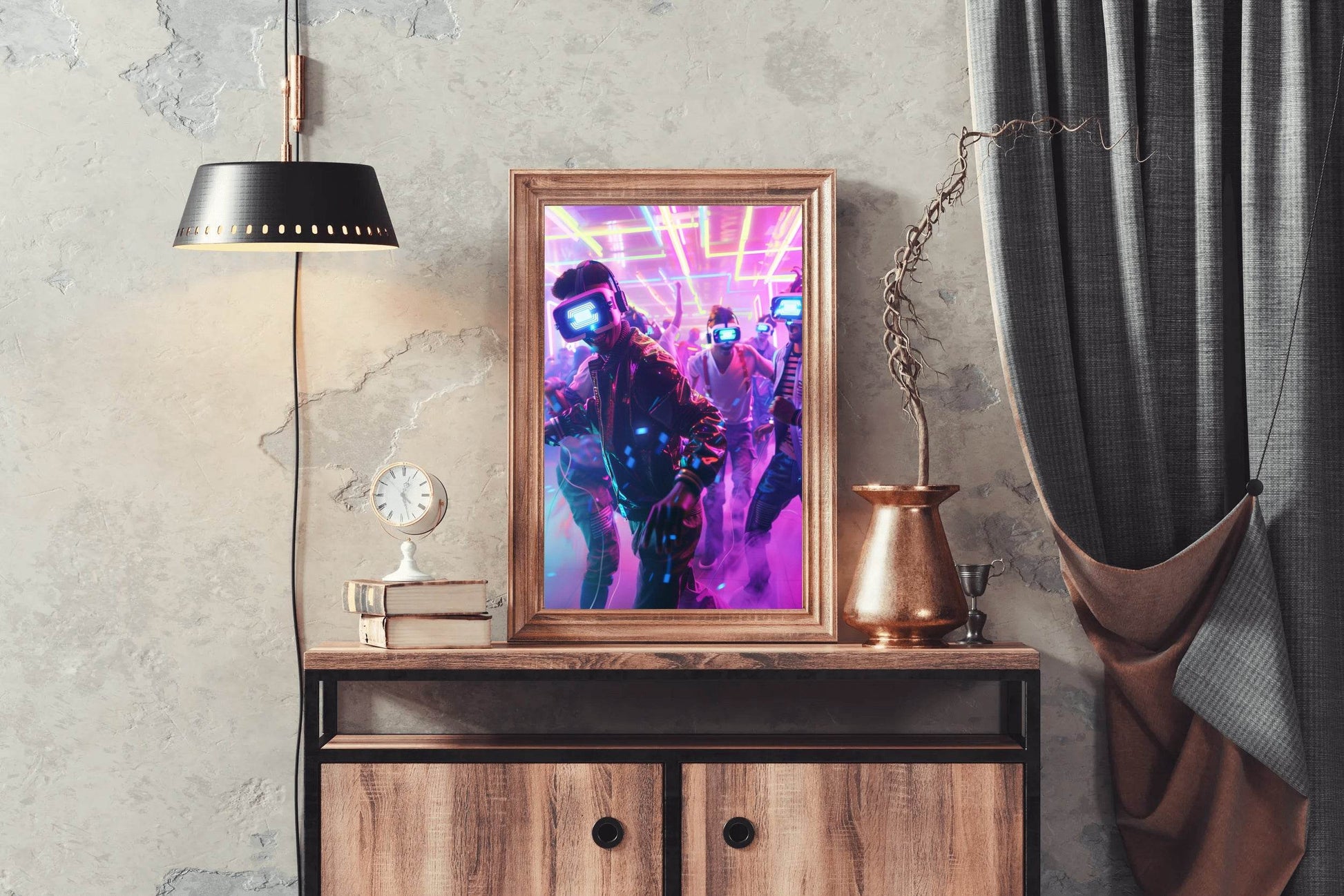 Disco With VR Wall Art - beink online art store