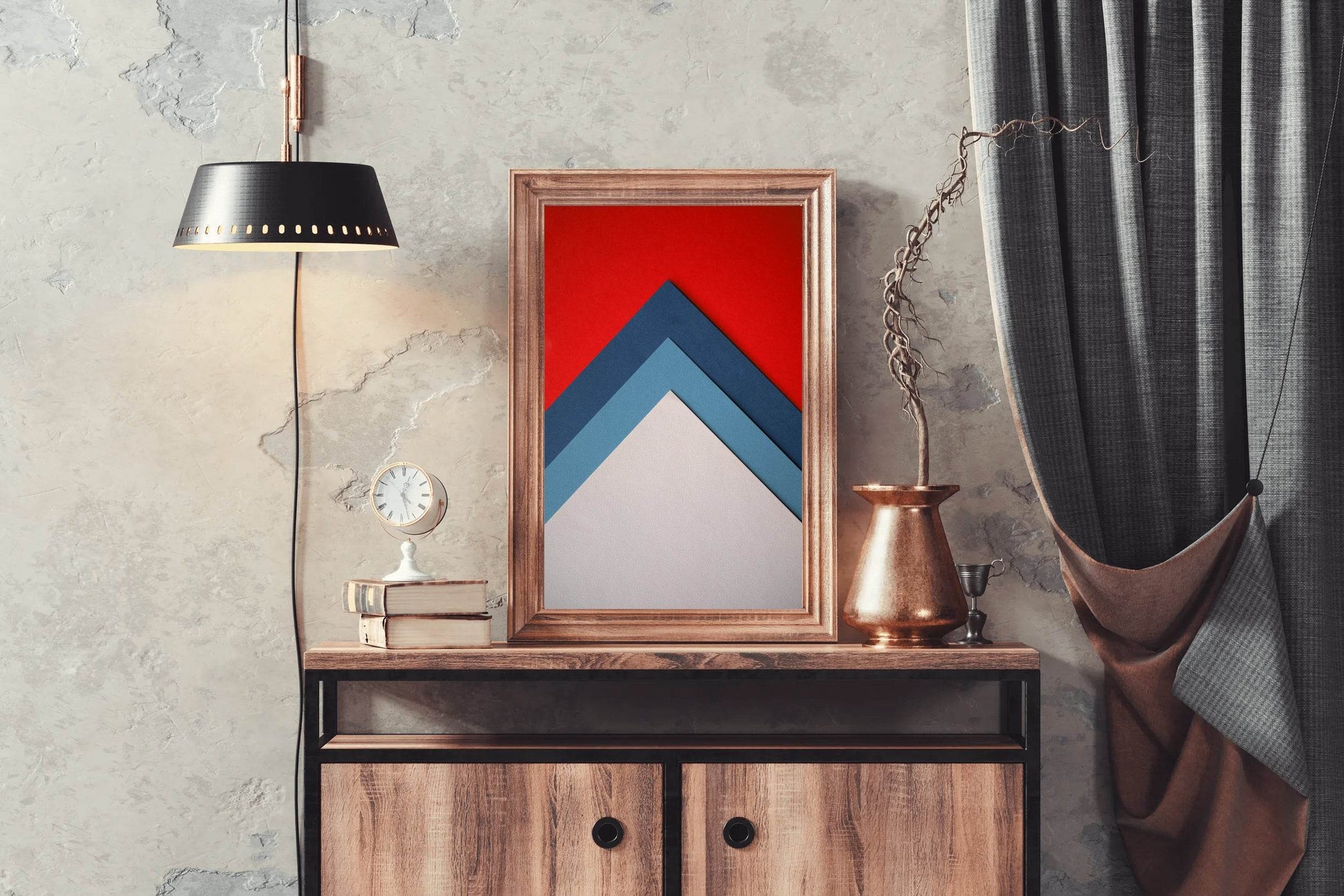 Multicolor Papers Abstract Wall Art - beink online art store