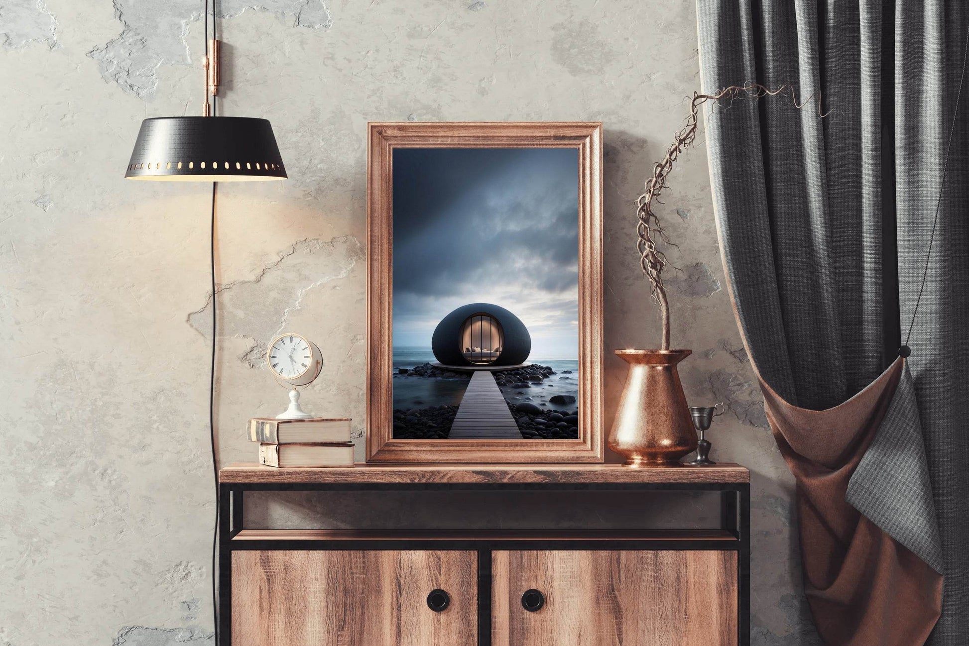 Luxury Beach Cottage Wall Art - beink online art store